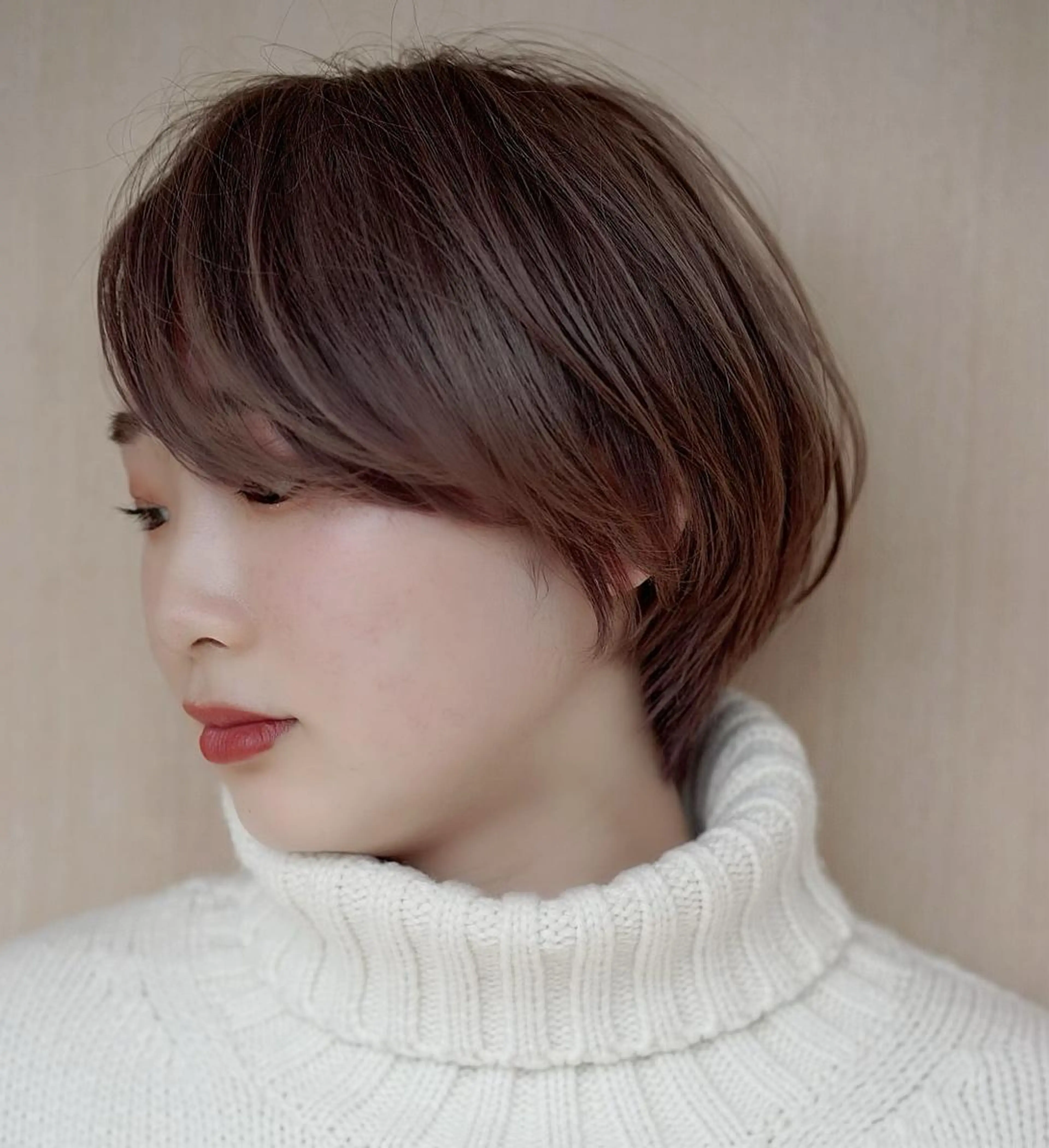 ショート カラー ナガス カズアキのヘアスタイル