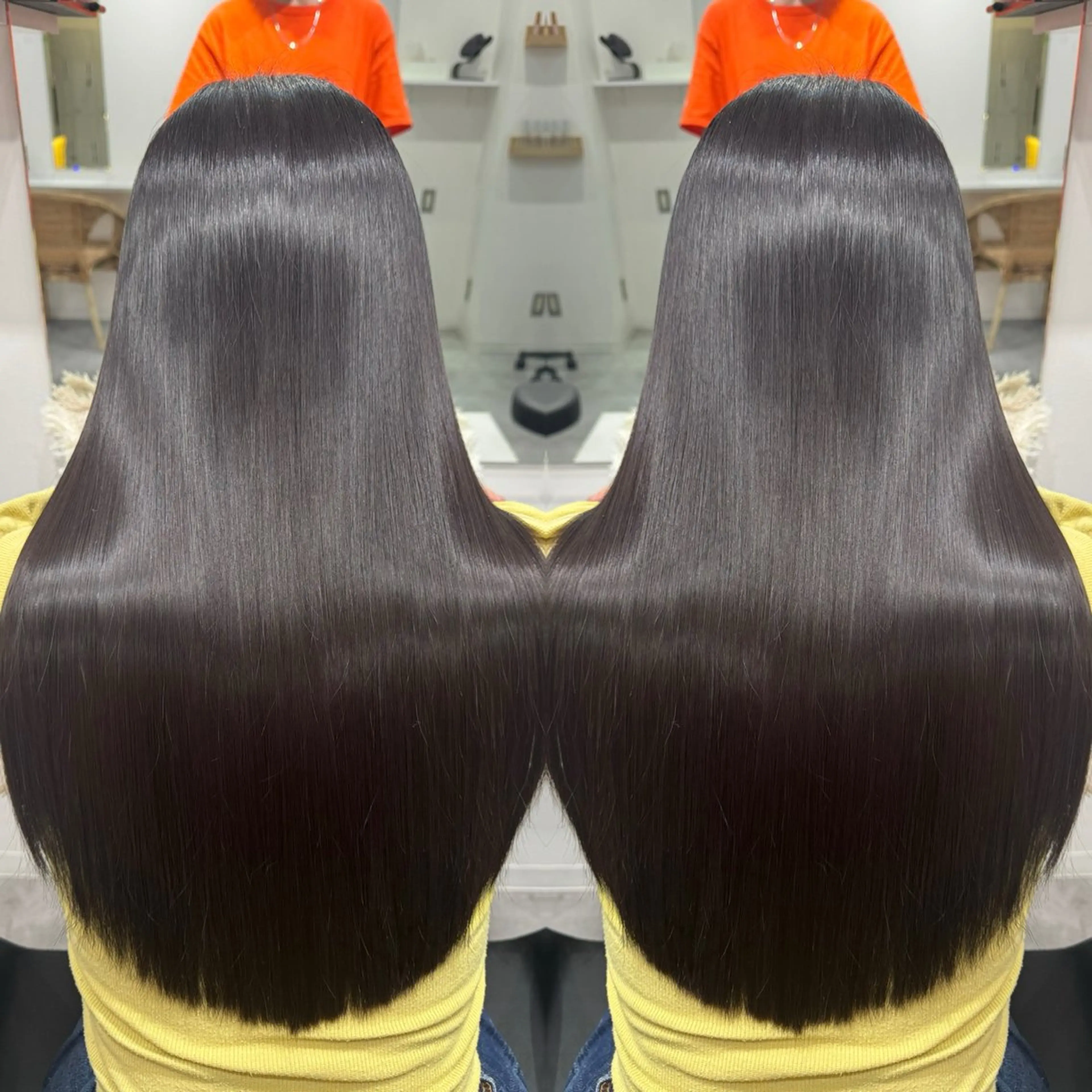 🍎最強髪質改善🍎カット＋アディクシーカラー＋リンゴ幹細胞培養液トリートメント＋超音波アイロン＋ナノスチーマー付き✨の写真