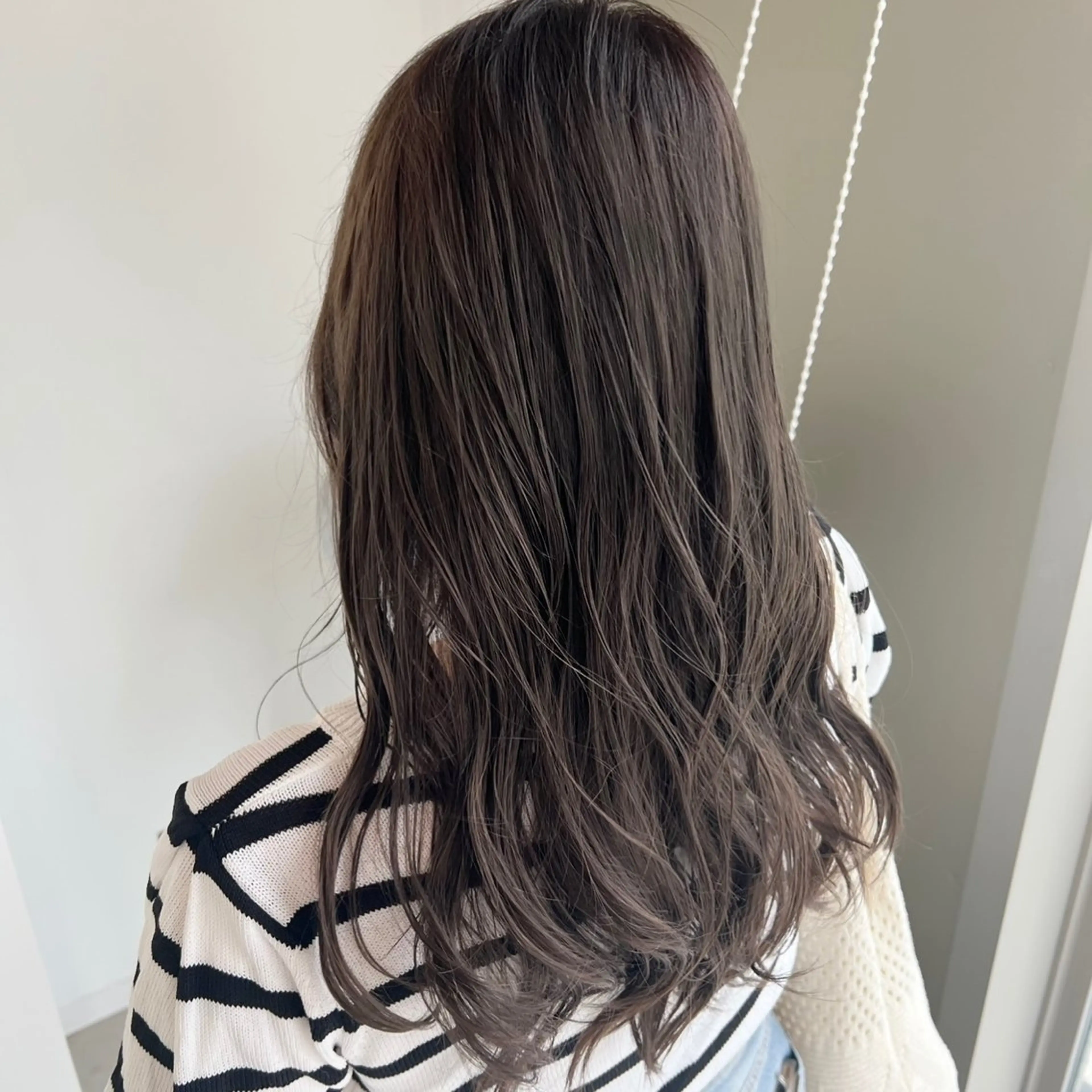 ロング カラー カット ヘアカラー トリートメント 艶ハイトーン‪‪🔆 ️️️安座間 希のヘアスタイル