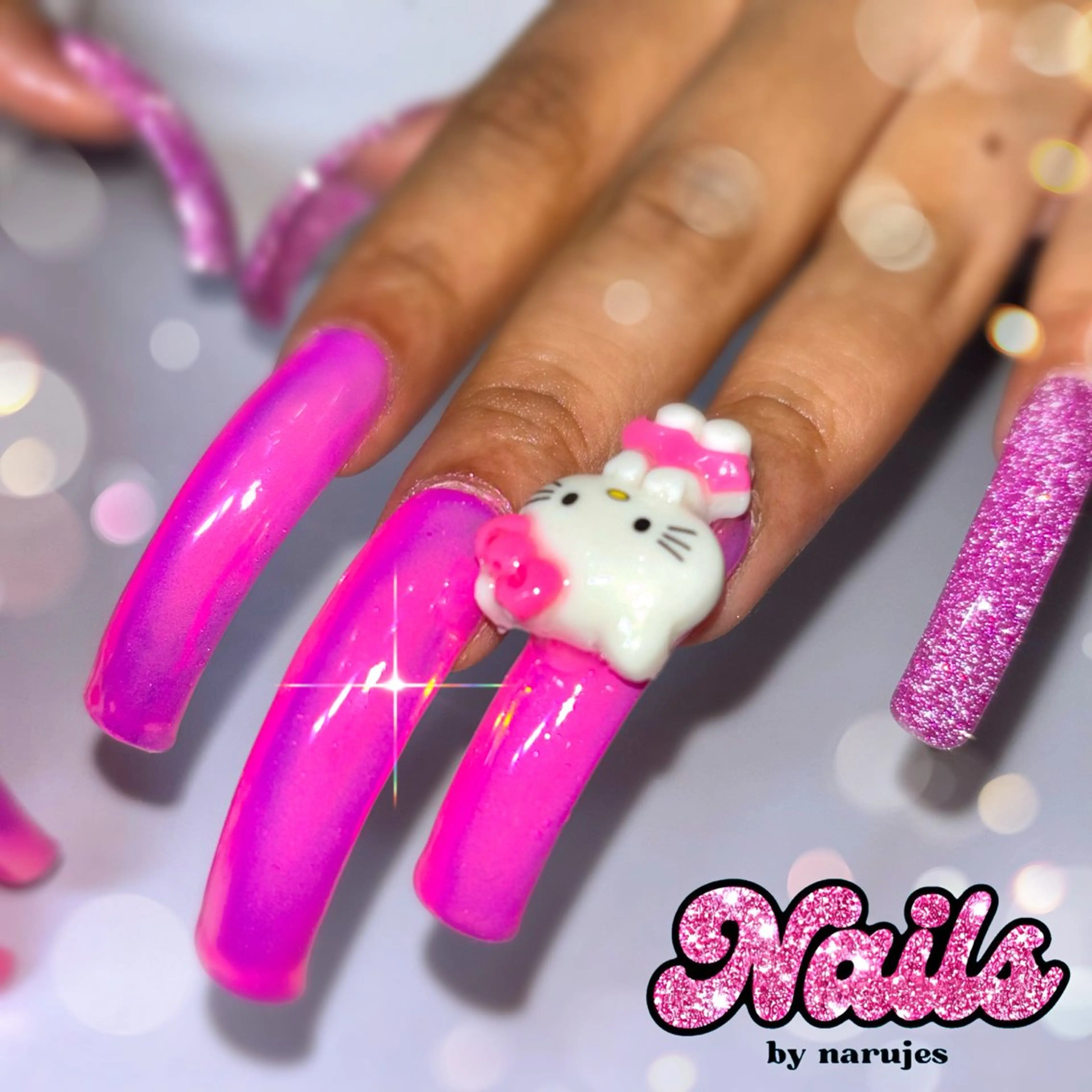 ネイル ギャルネイル🧸💖 narujesのネイルデザイン