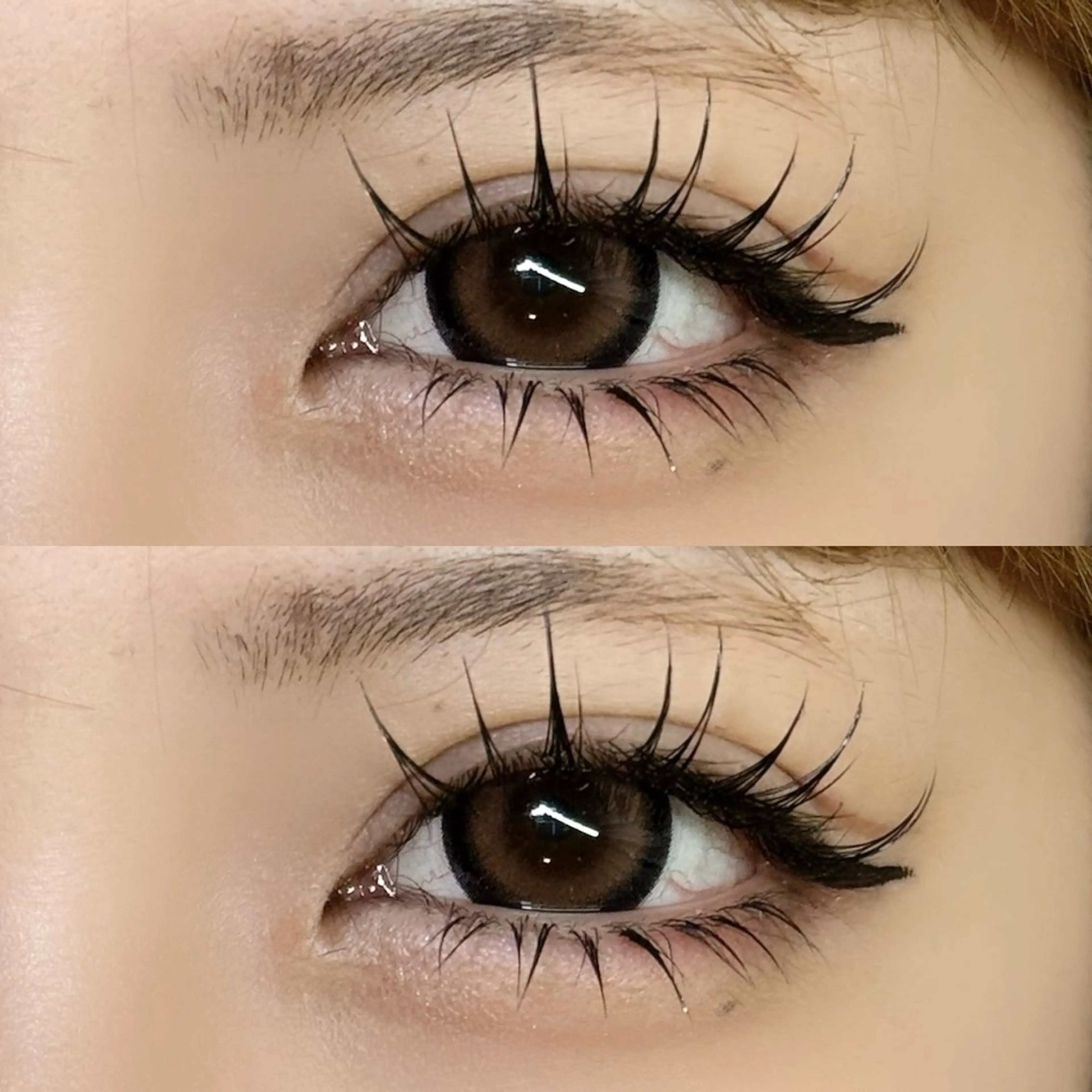 マツエク・マツパ 束感まつ毛 セーブル 下まつげエクステ scarlet asahiのマツエク・マツパデザイン