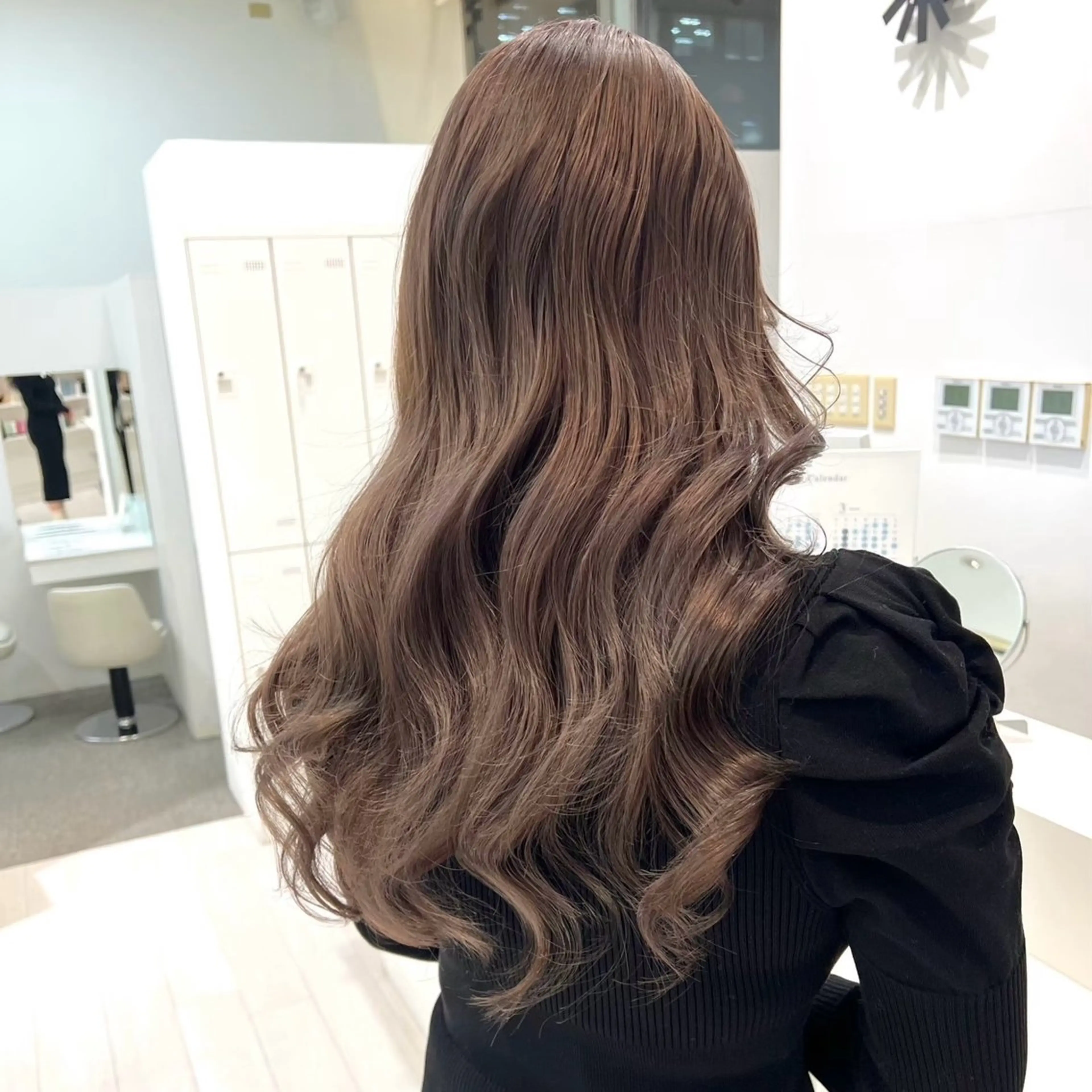 ロング カラー ParveMix 🩶🫧入江 香名のヘアスタイル