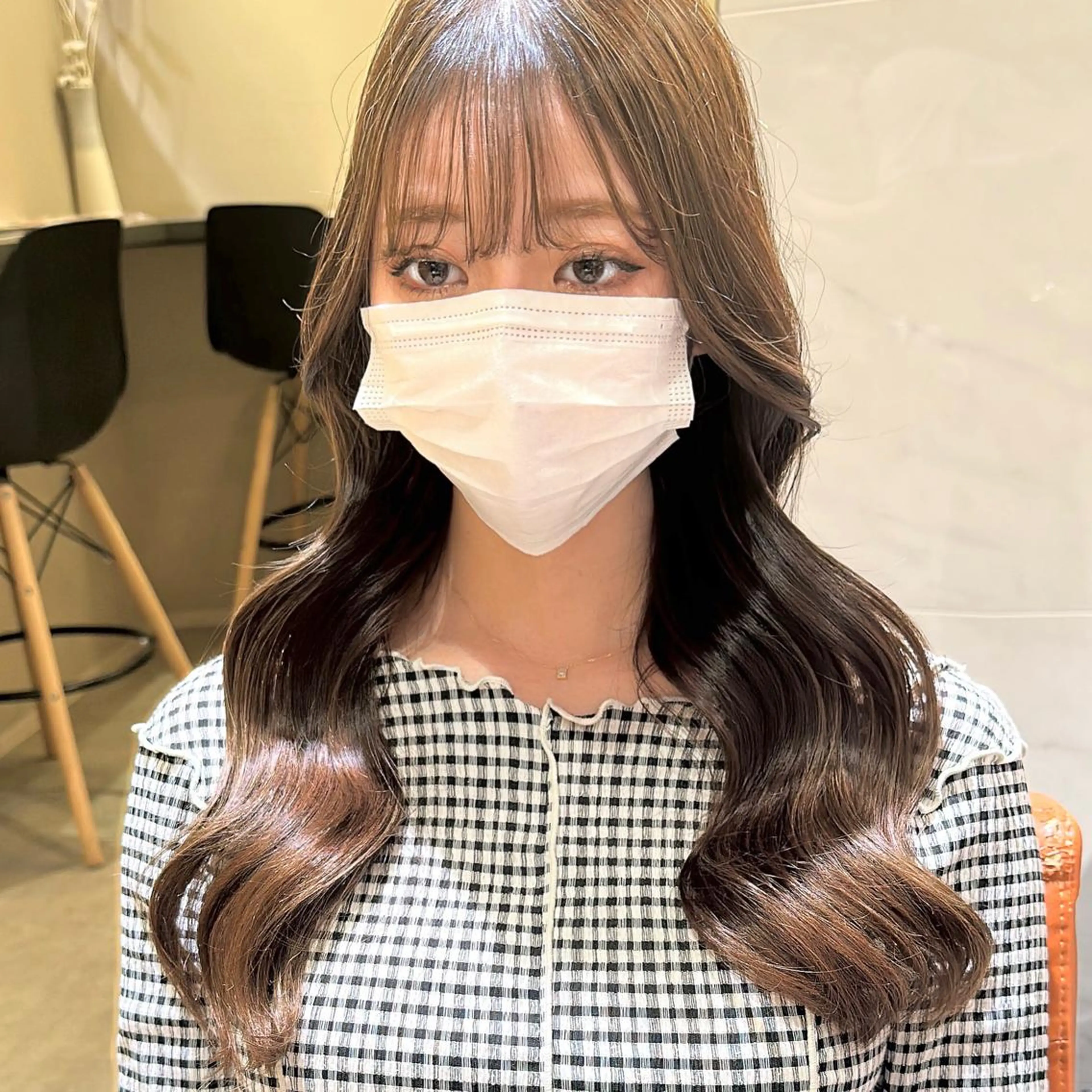 ロング 平尾 樹里のヘアスタイル