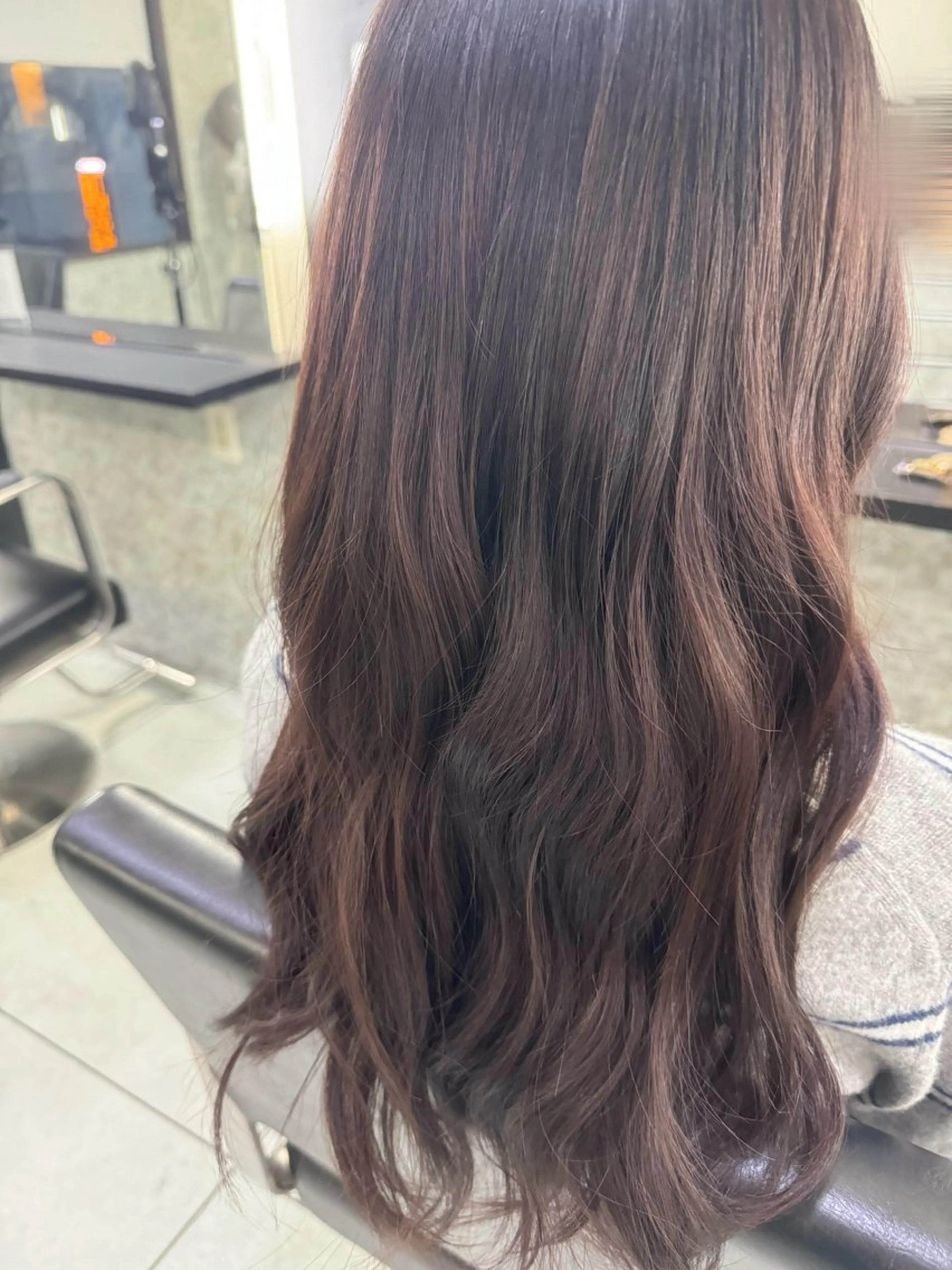 ロング カラー パープルカラー yuzuki 🎀のヘアスタイル