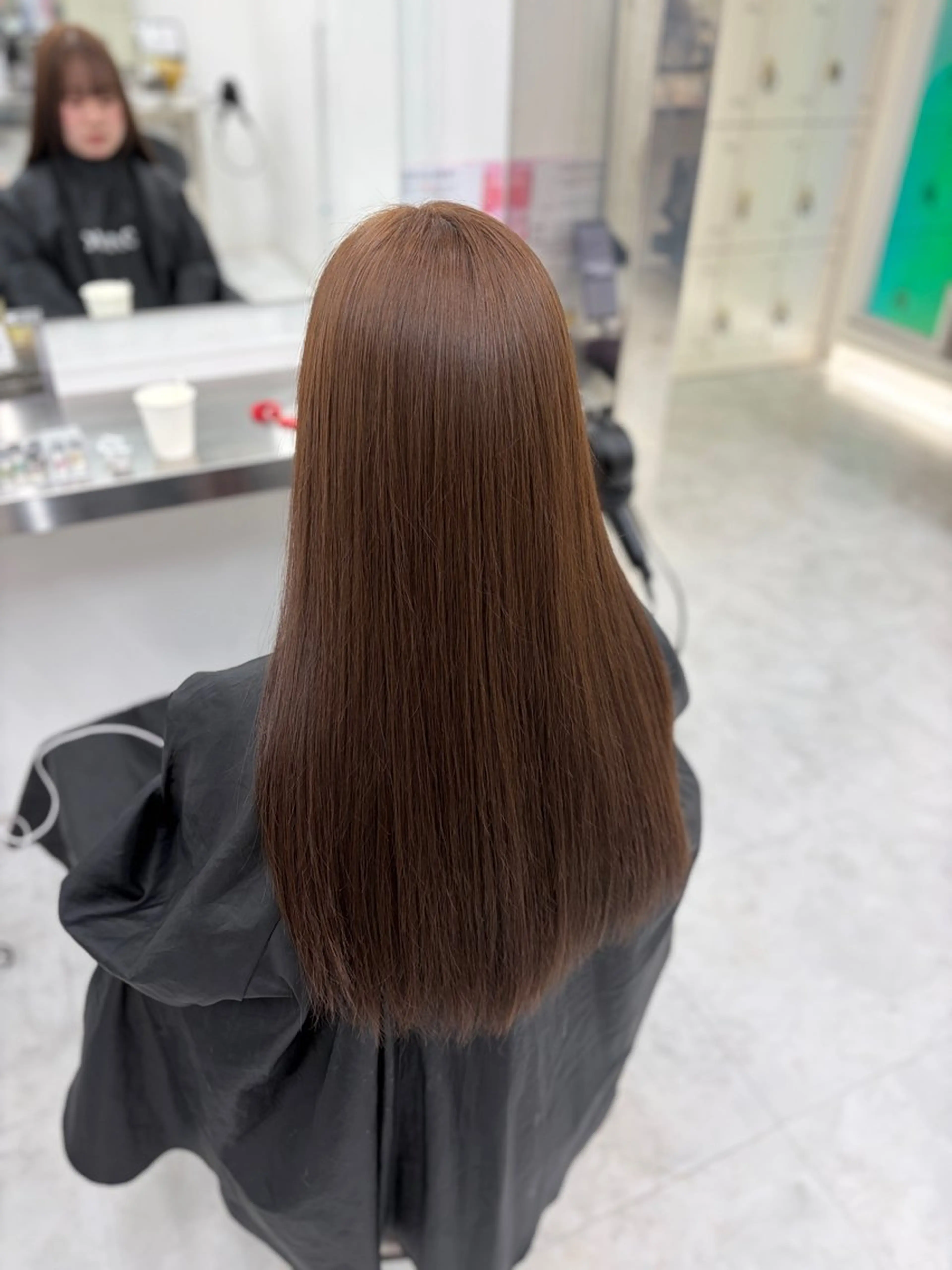 カラー ヘアカラー トリートメント ヘアセット 透明感うる艶カラー 🤍MANAMIのヘアスタイル