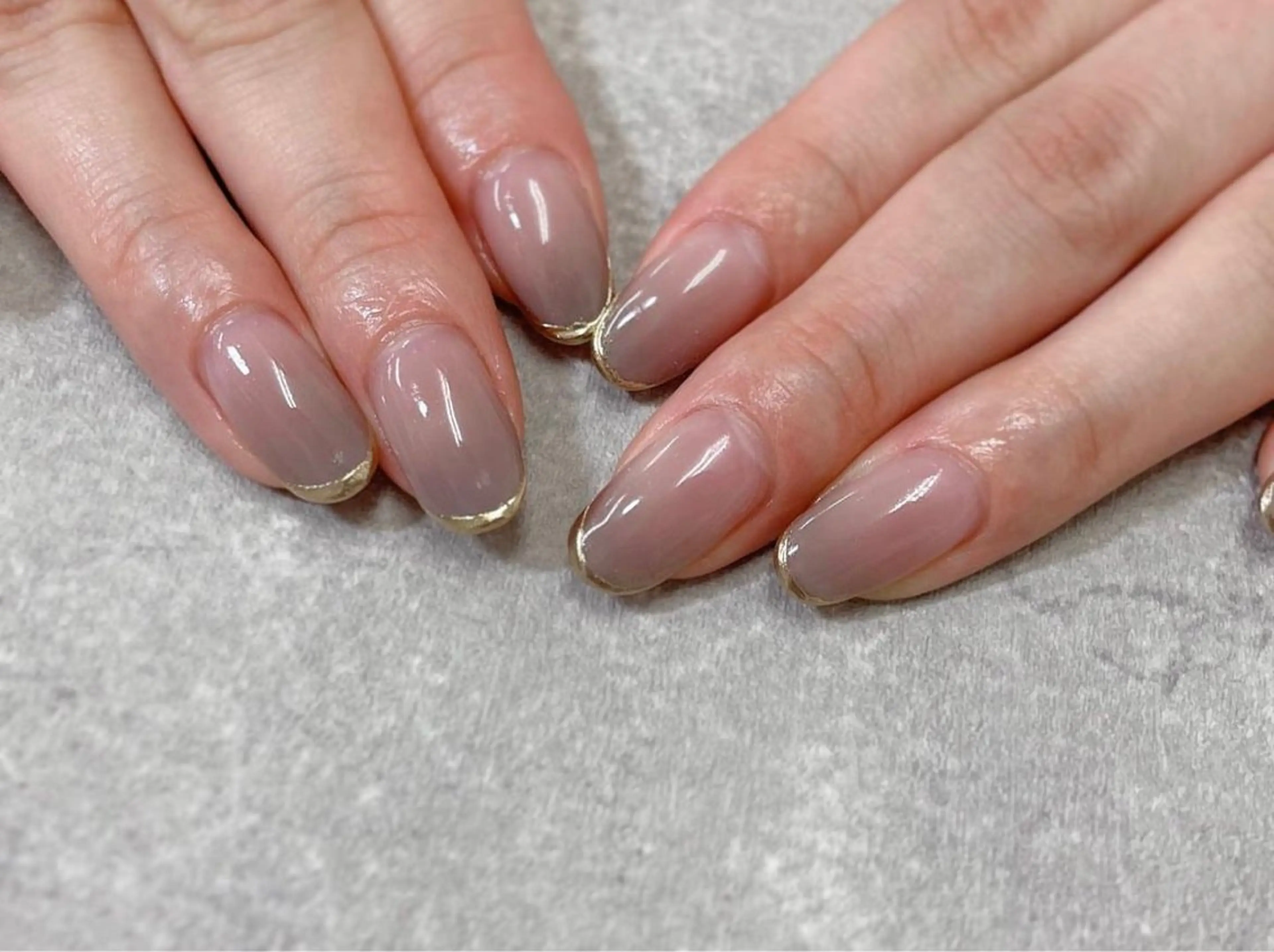 ネイル フレンチネイル グラデーション ミラーネイル ニュアンスネイル foglia❁﻿. ⌇﻿imamuraのネイルデザイン