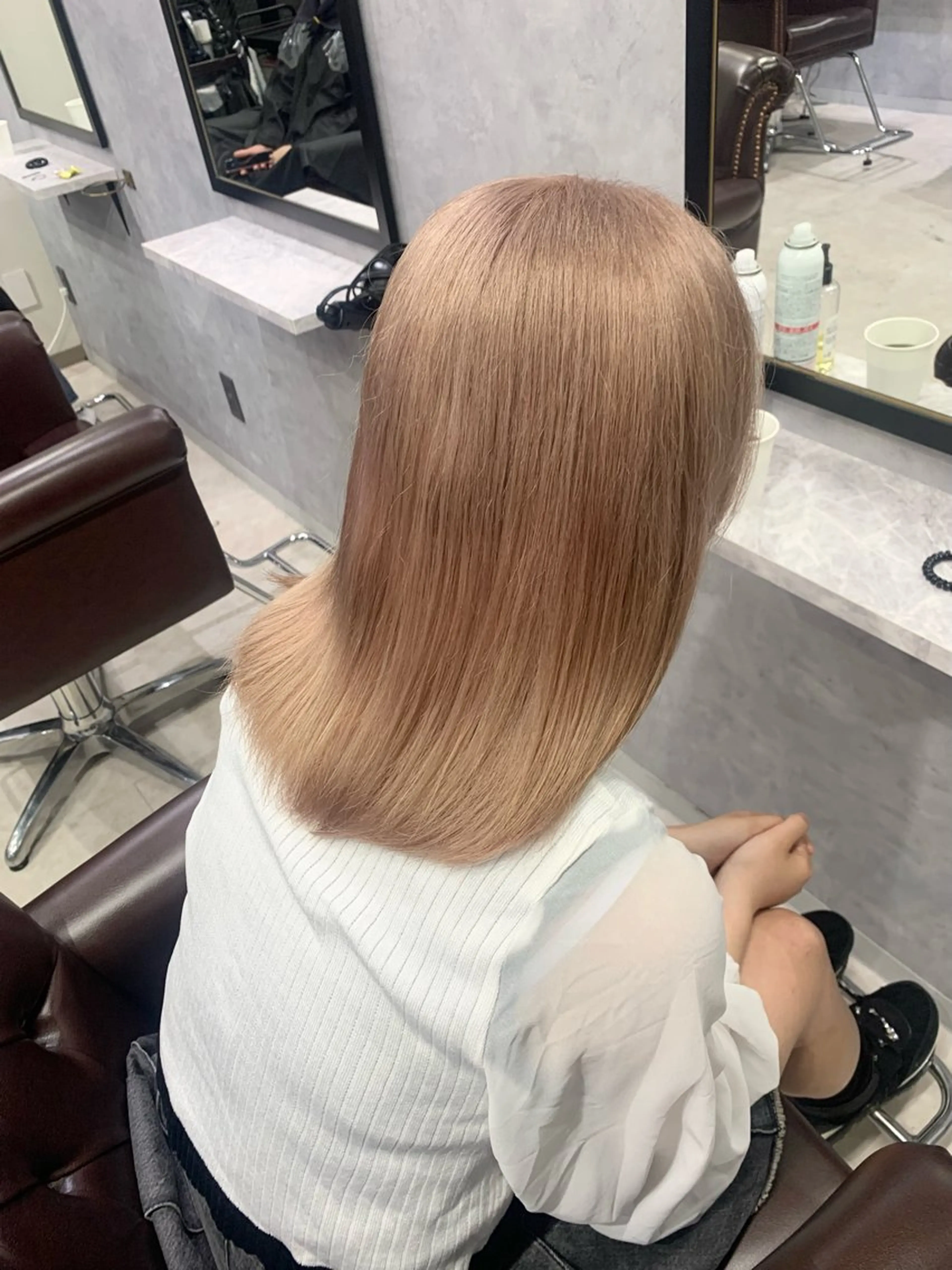 セミロング ヘアカラー トリートメント 池袋/カラー特化🎨 ロング料金なし🩵のヘアスタイル