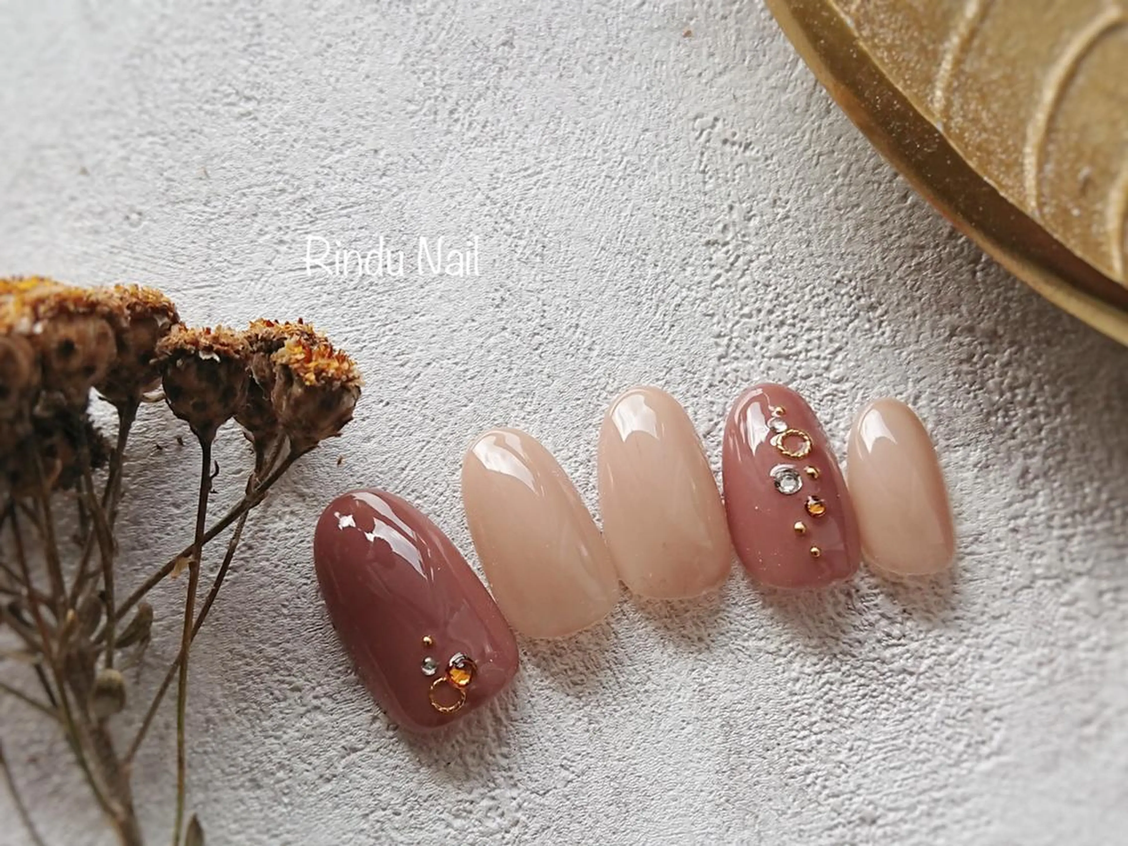 ネイル シンプルネイル Rindu Nail 名駅miniのネイルデザイン
