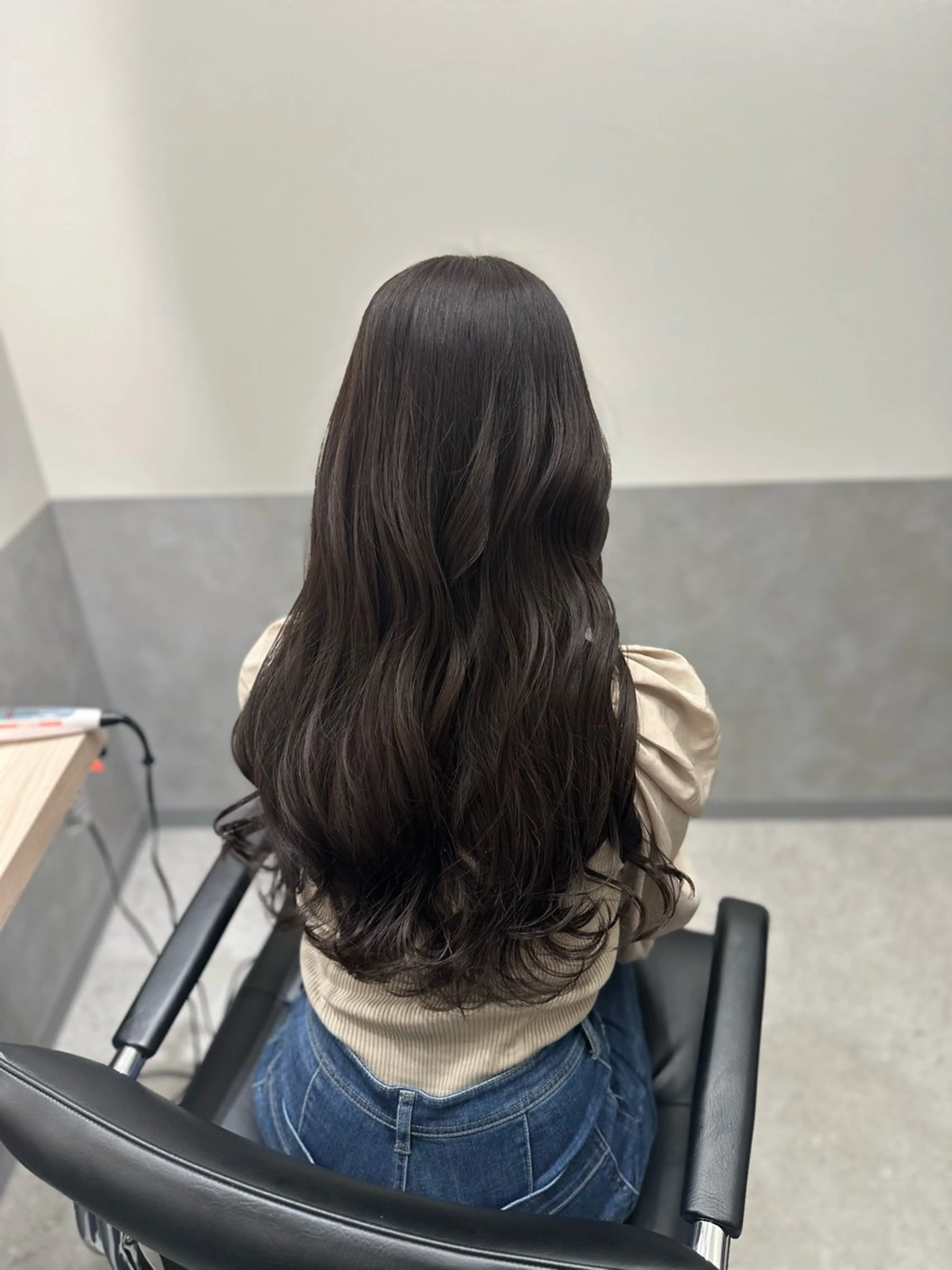 セミロング カラー ヘアアレンジ ダブルカラー｜ なおき｜池袋美容師のヘアスタイル