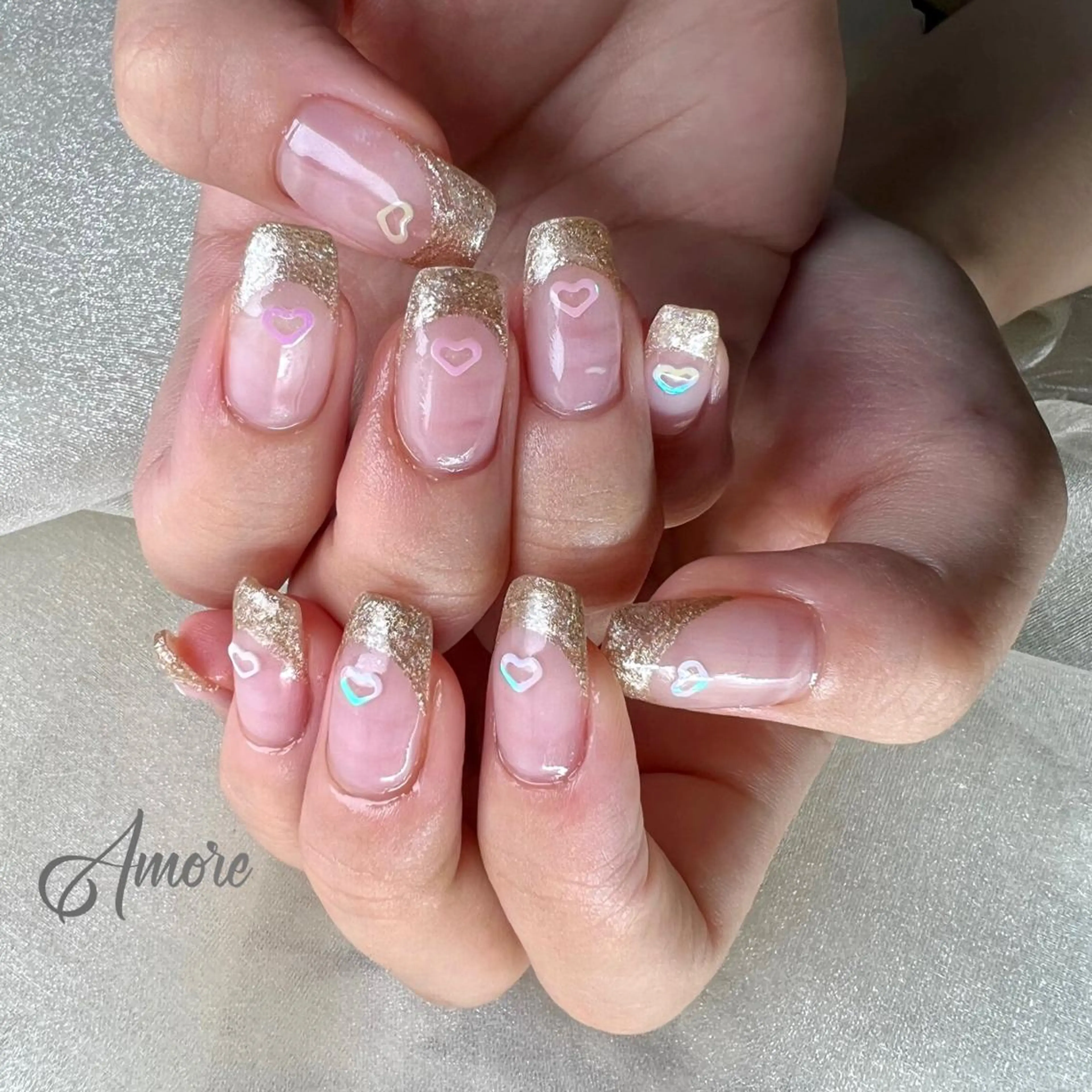 ネイル ジェルネイル 氷ネイル・うるうるネイル マグネットネイル ミラーネイル ニュアンスネイル You kyehwaのネイルデザイン