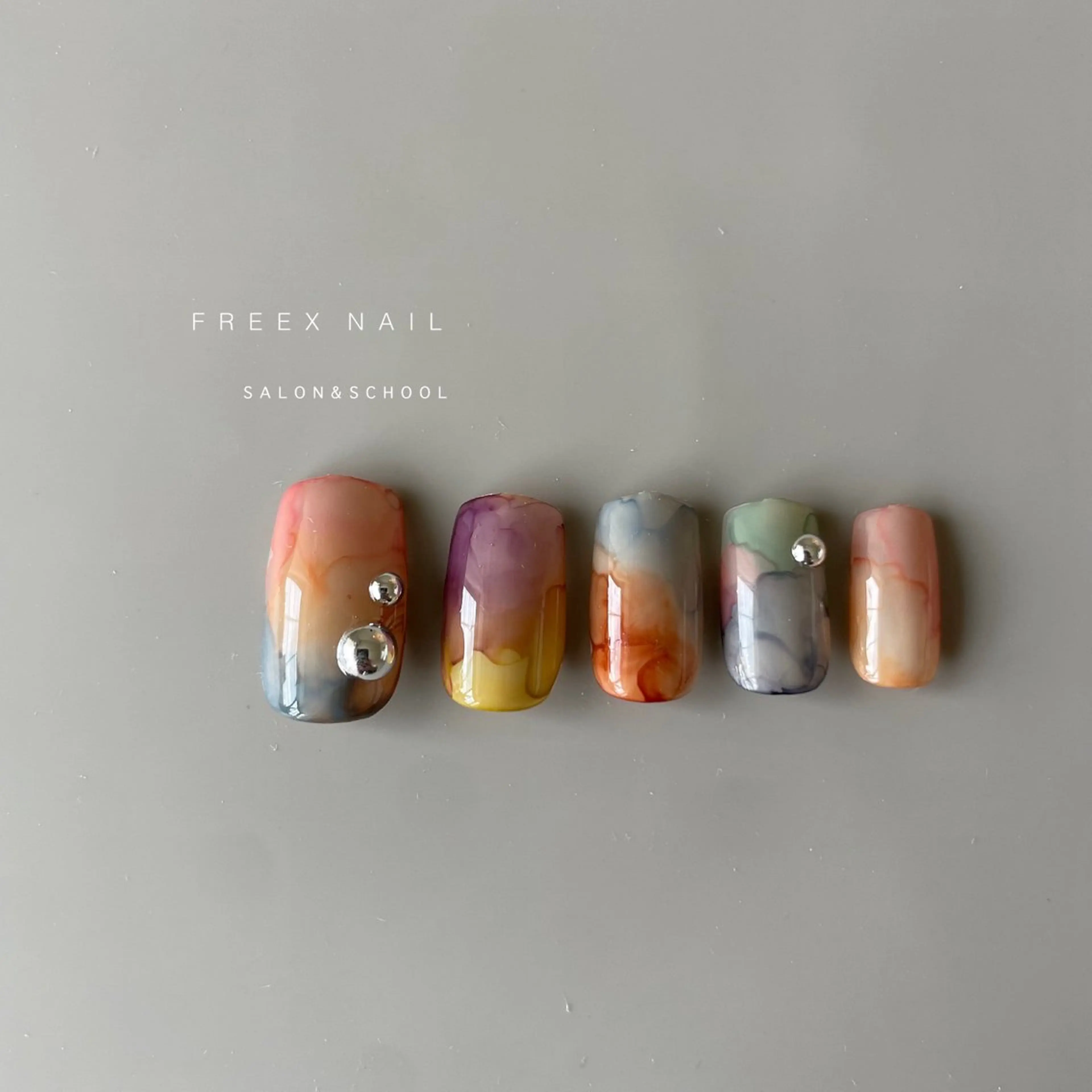 ネイル ハンドネイル ハンドケア freex nail /ニュアンス/個性派のネイルデザイン