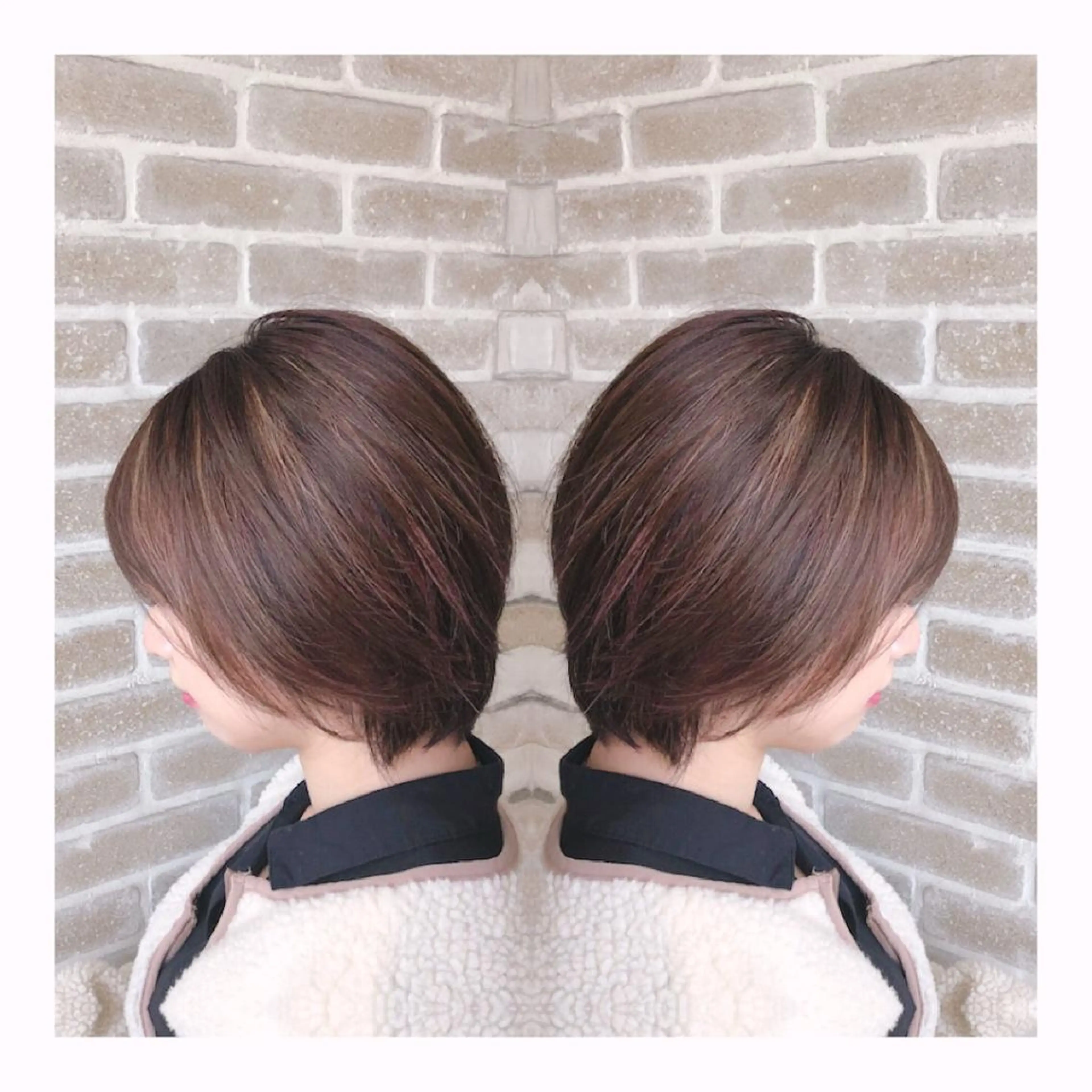 ショート カラー ハイライトカラー ピンクカラー ハイライト ショートヘア EMANON大宮 ANNEX所属・Joshua / 素髪改善のヘアスタイル