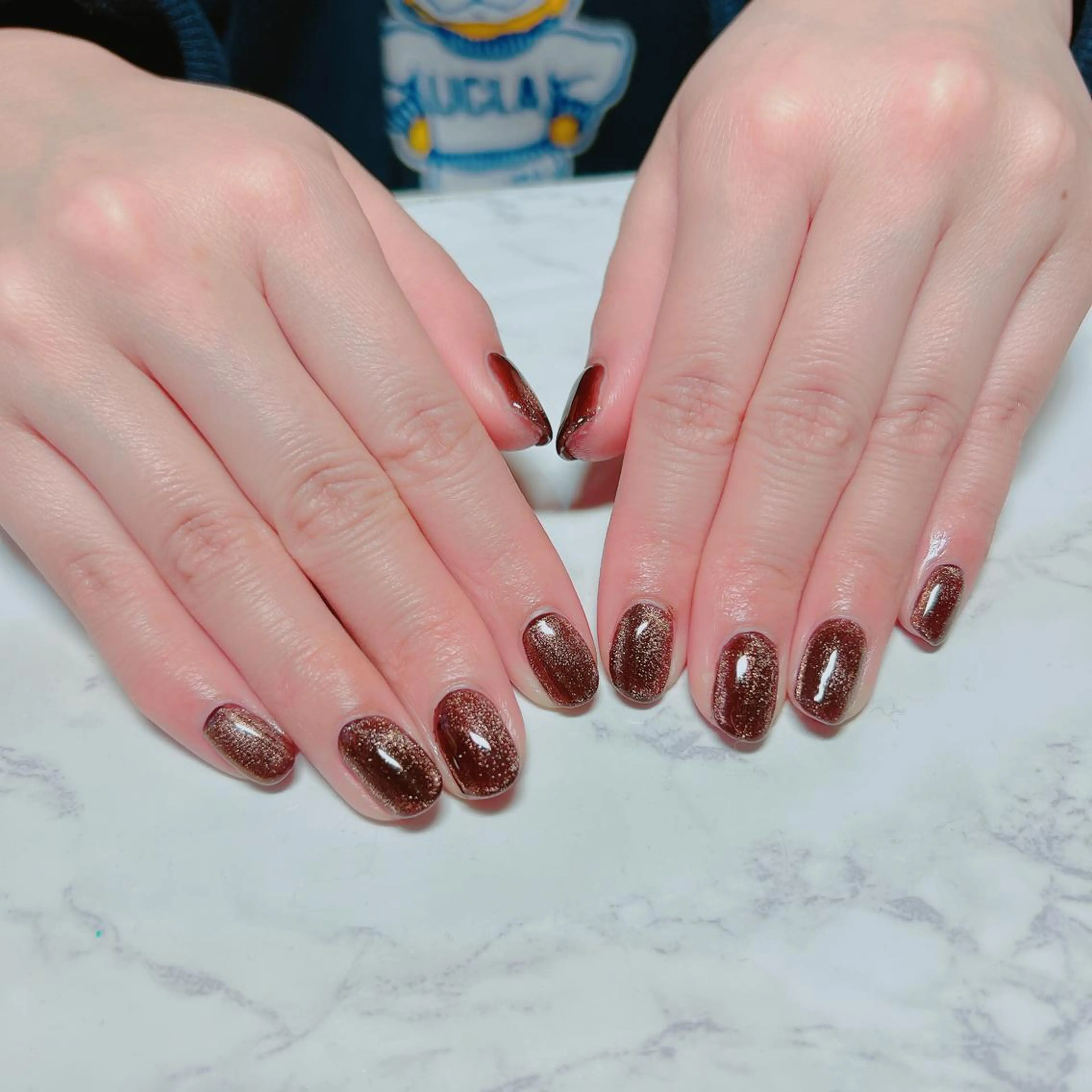 ネイル クリアネイル マグネットネイル ハンドネイル たきぐち みちこのネイルデザイン