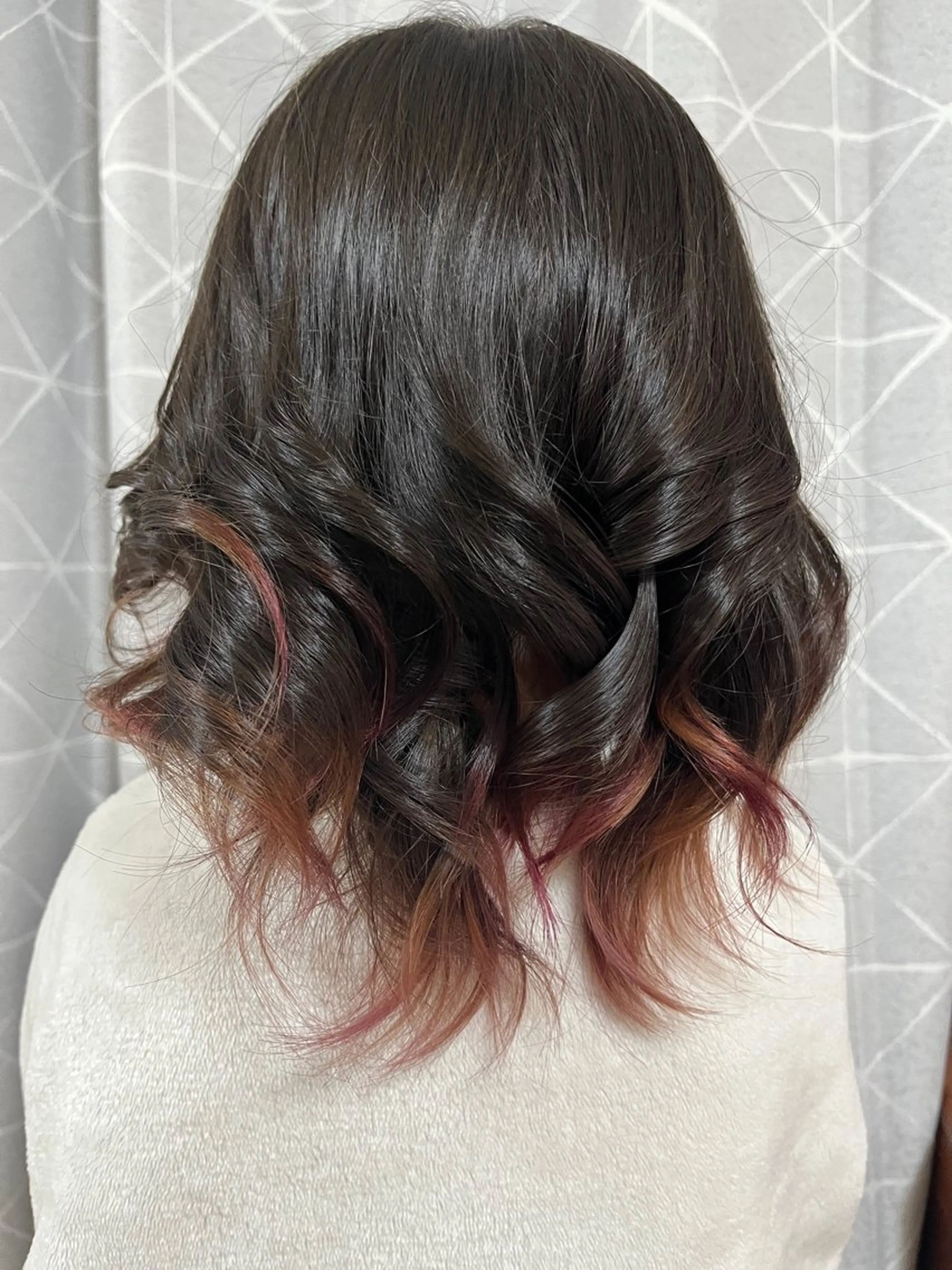 ミディアム カラー 鈴木 知希のヘアスタイル