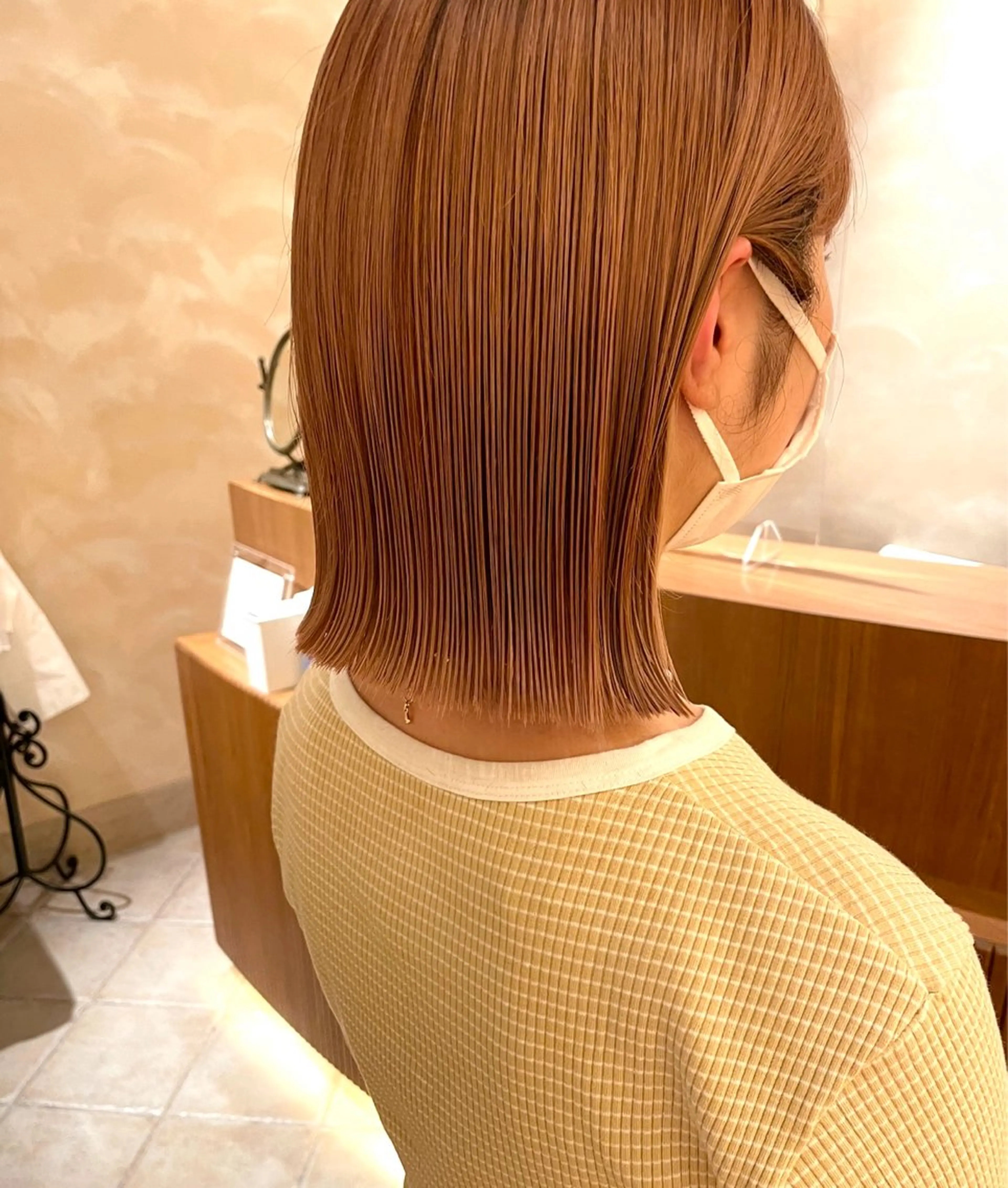 ショート ボブ 外ハネヘア ショートカット / 銀座/ 青山莉奈のヘアスタイル