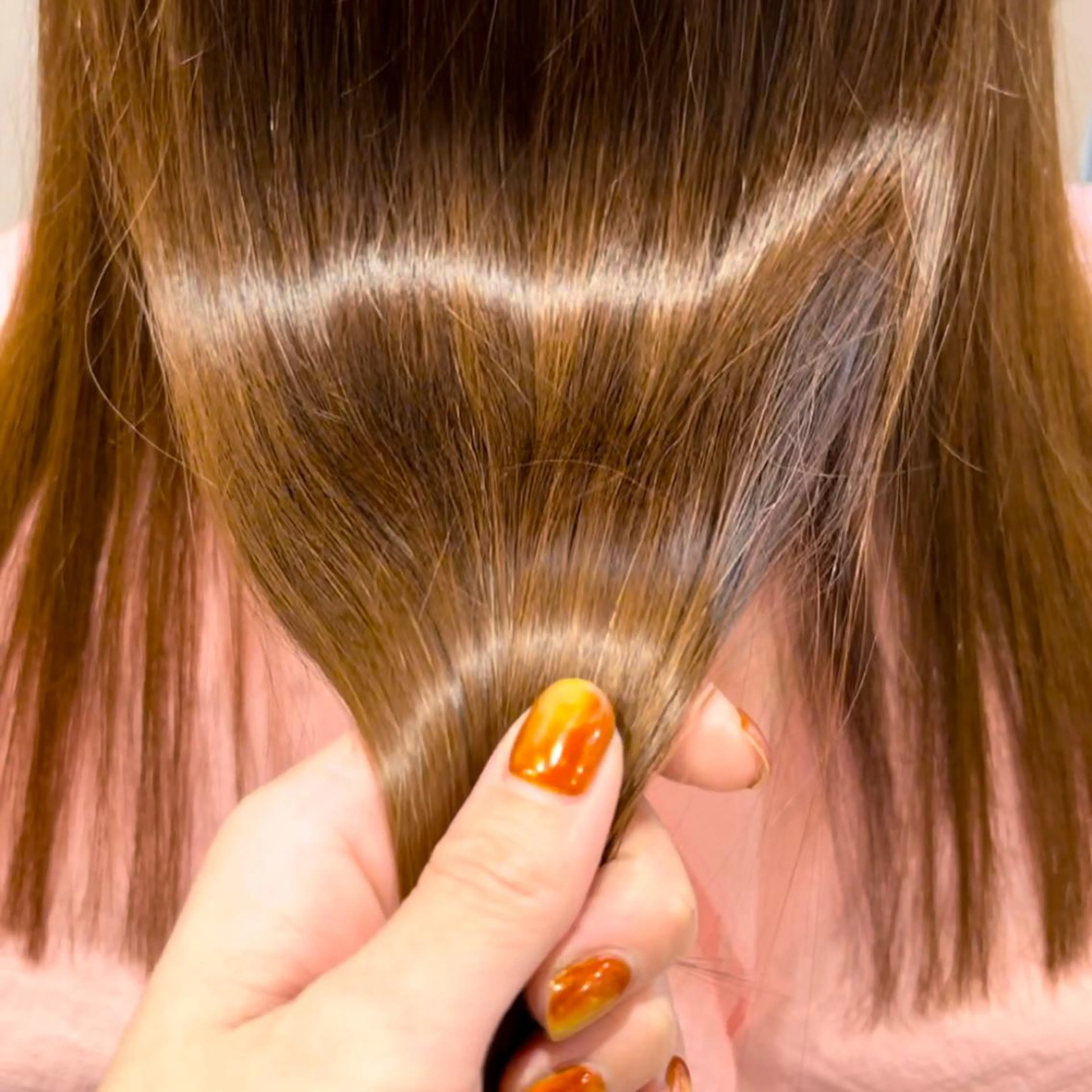 ロング 中村 友香のヘアスタイル