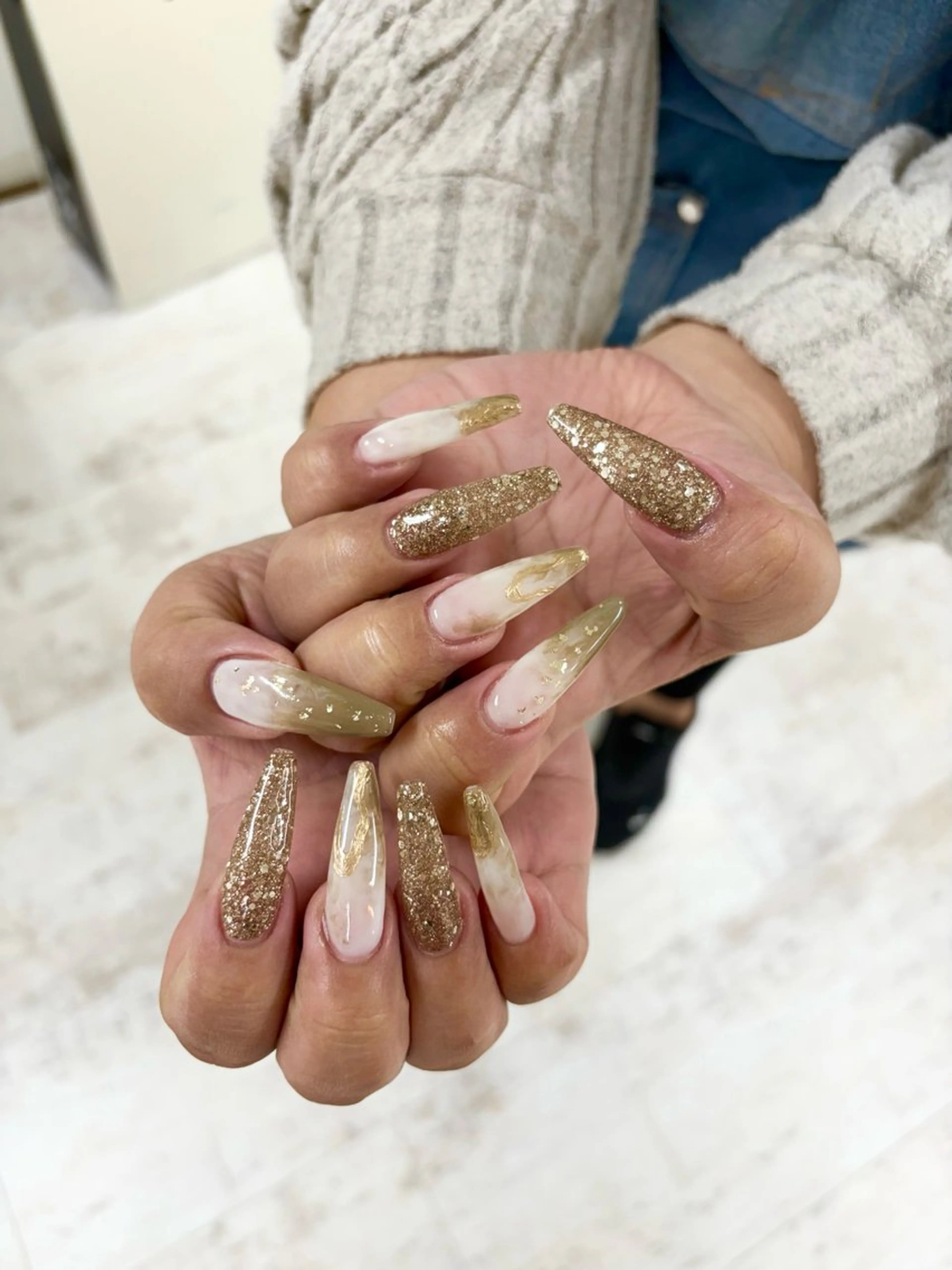 ネイル 吉田 里菜のネイルデザイン