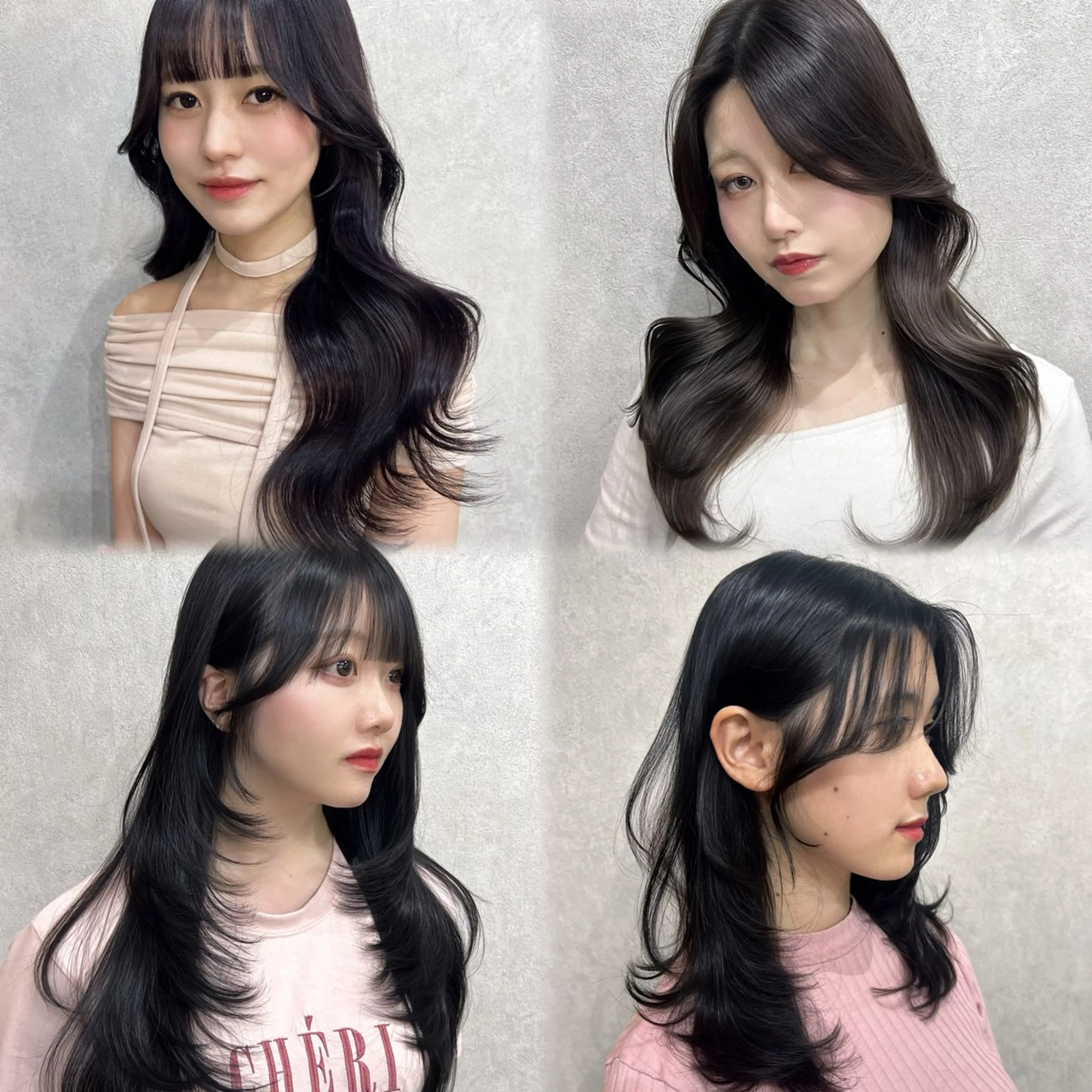 セミロング カット ヘアカラー maya レイヤーカットのヘアスタイル