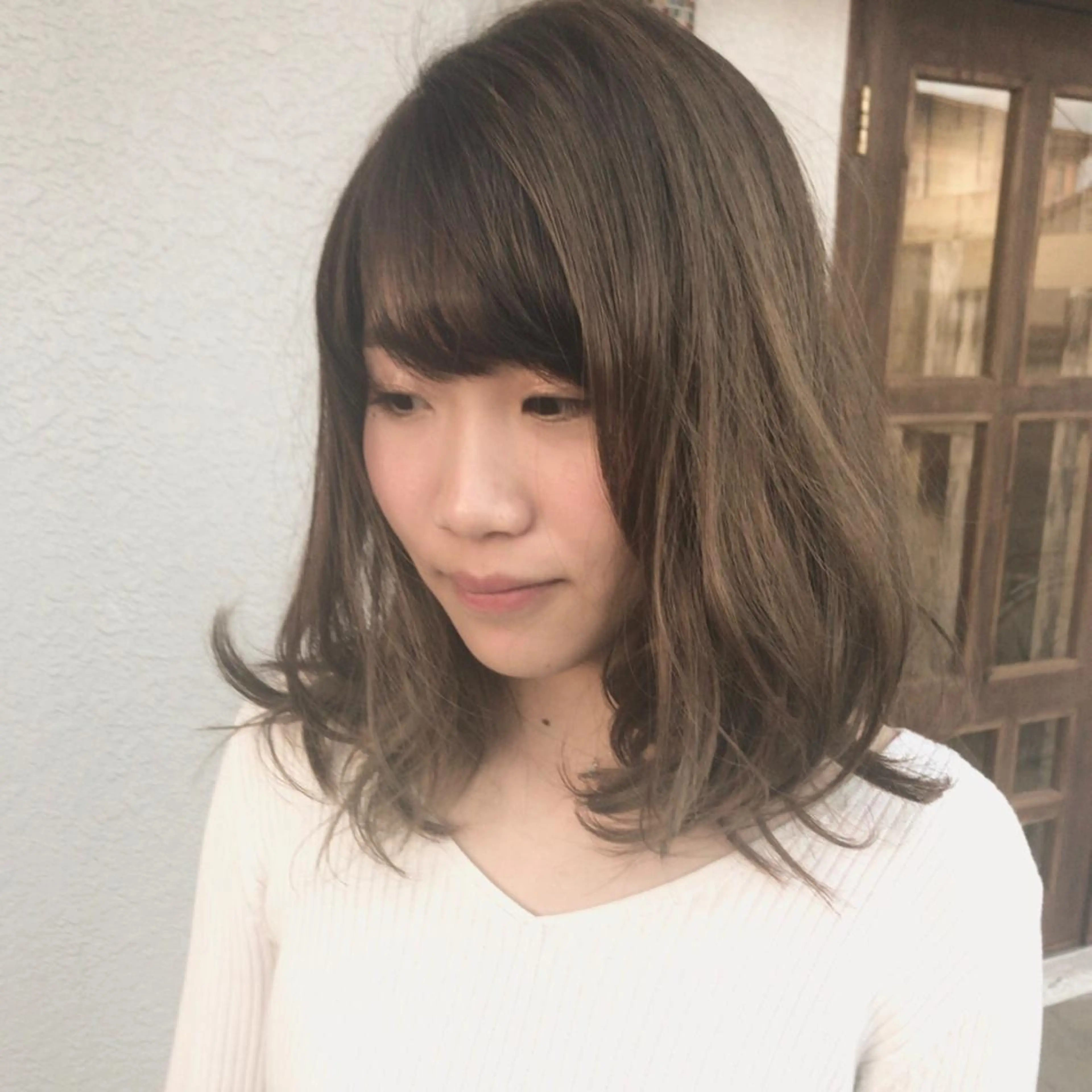セミロング カラー haku  hair salon所属・レイヤーカット匠 イソザキノリユキのヘアスタイル