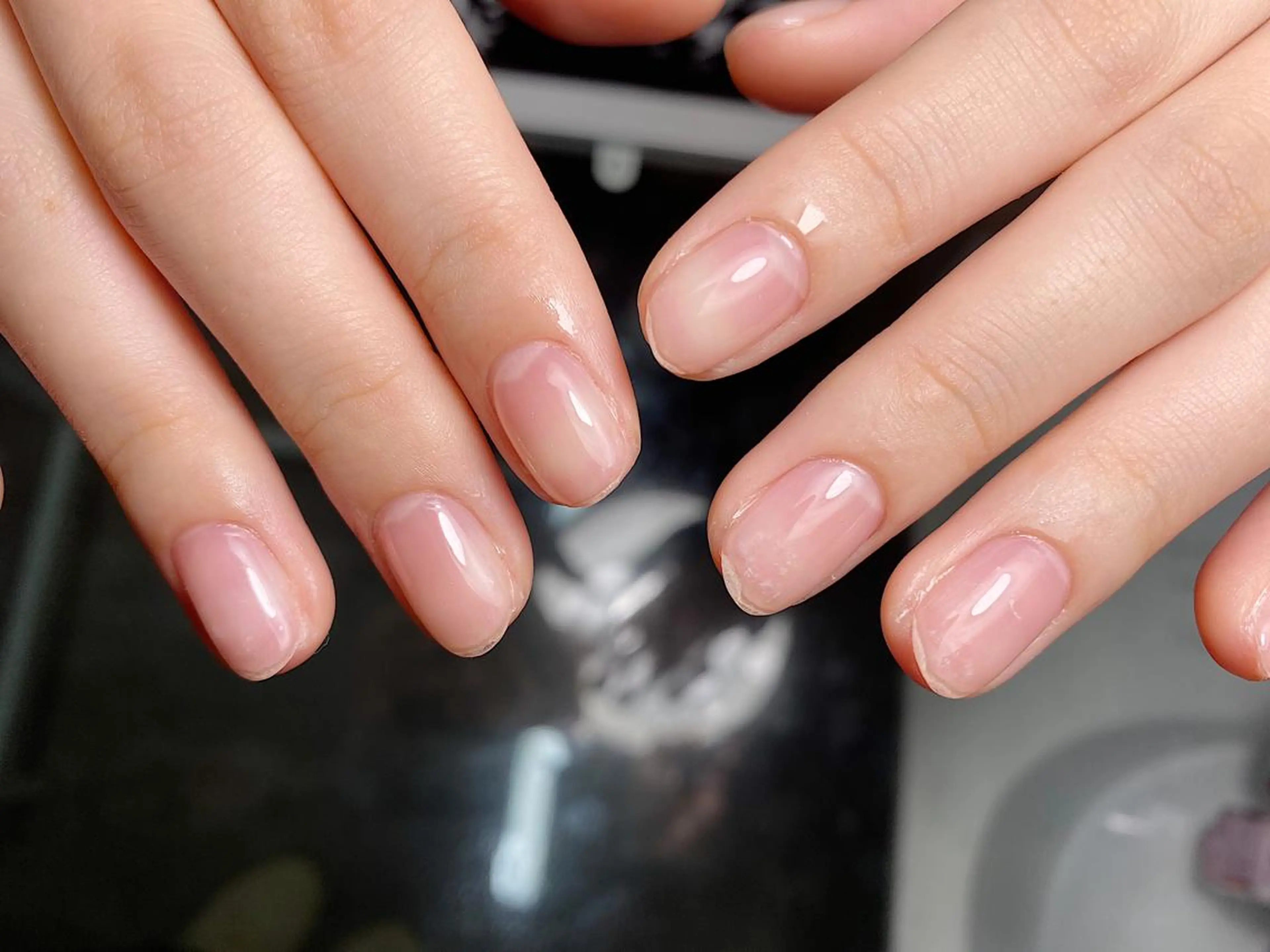 メンズ ネイル マツエク・マツパ クリアネイル メンズネイル ハンドネイル フットネイル GRANDE大須 栄/店長 aki🌙のネイルデザイン