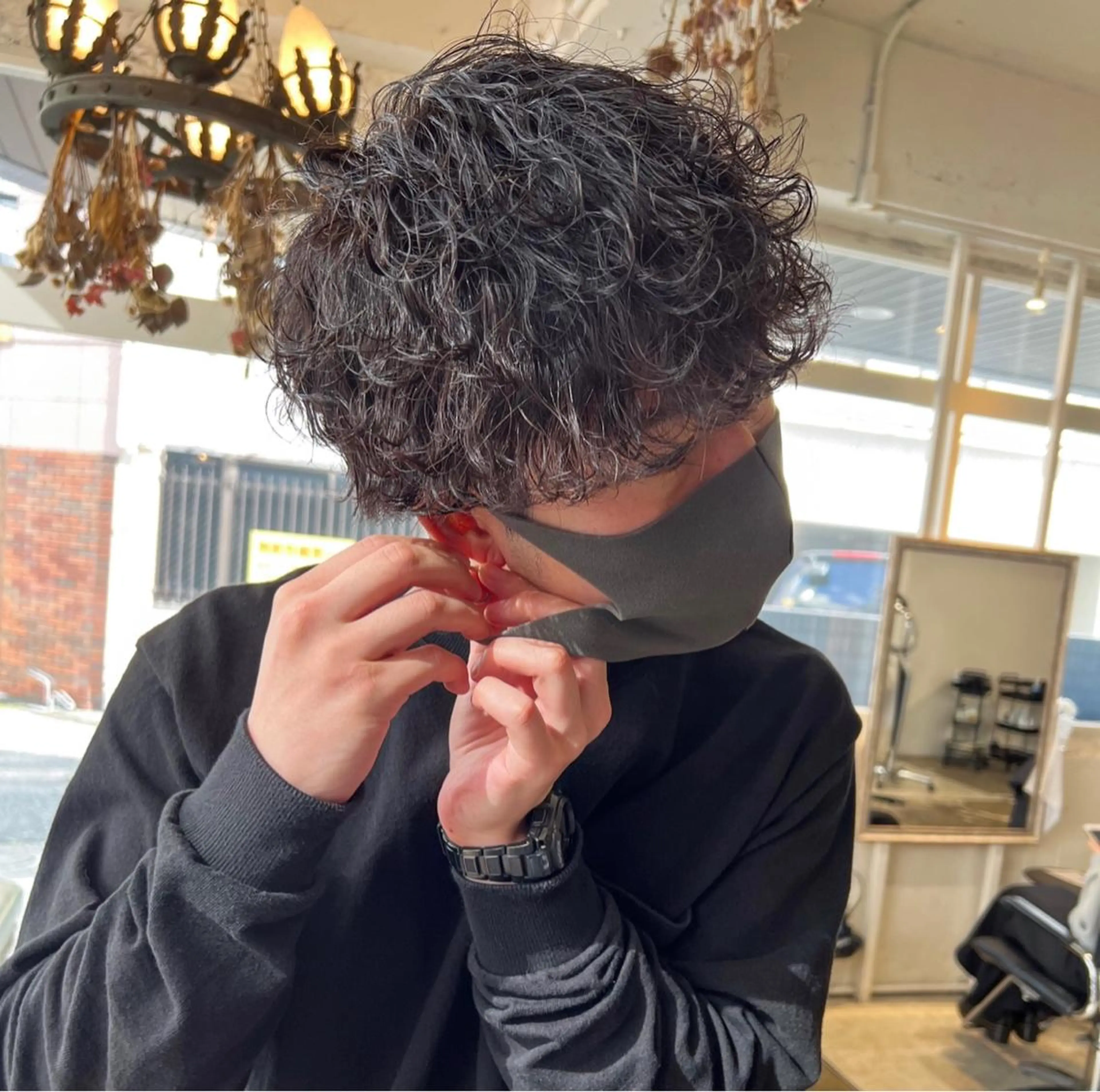 ショート カット パーマ バレイヤージュ職人 🔥代表YU-SHIのヘアスタイル