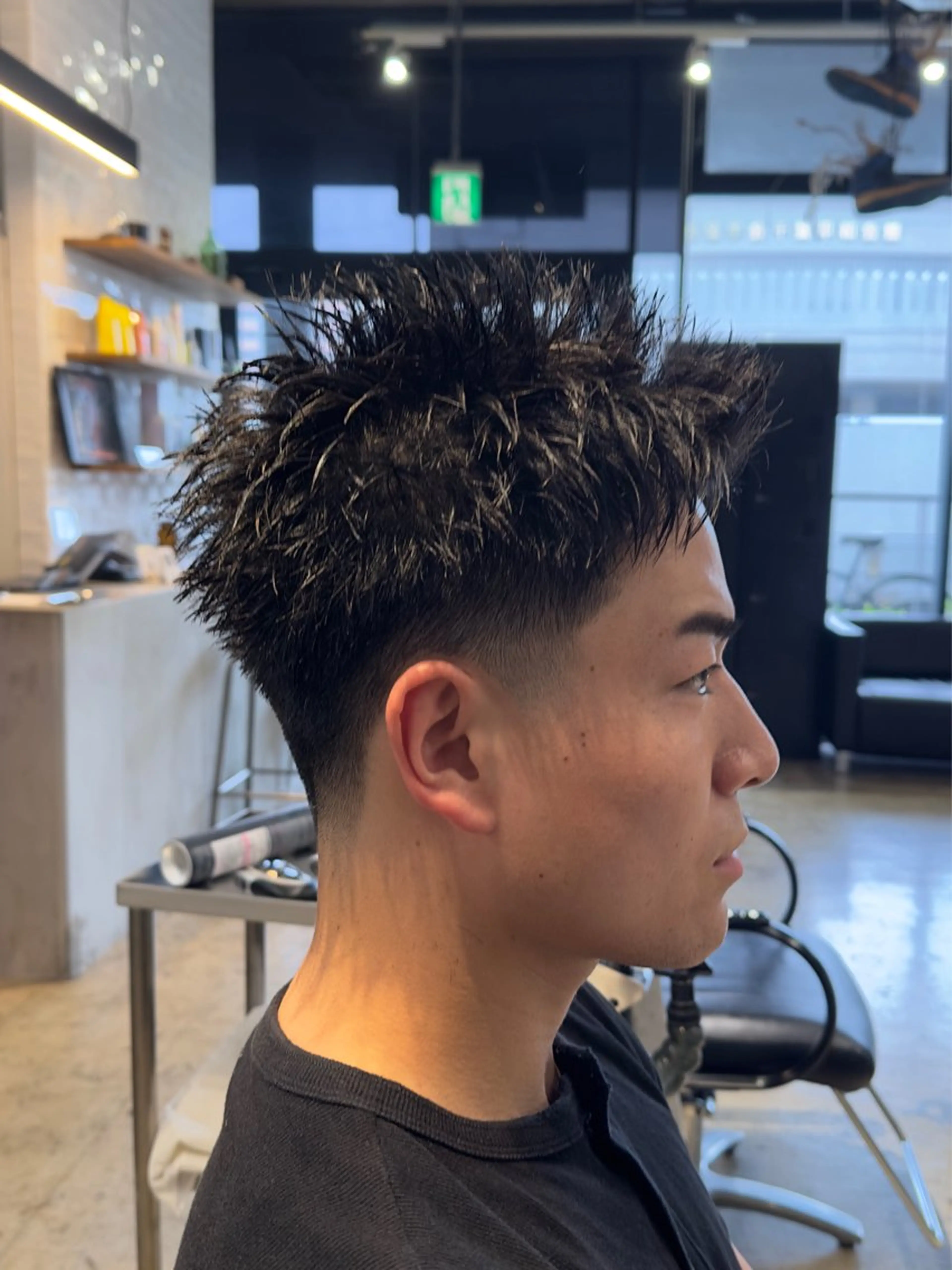 ショート ショートヘア メンズカット 髙橋創のヘアスタイル