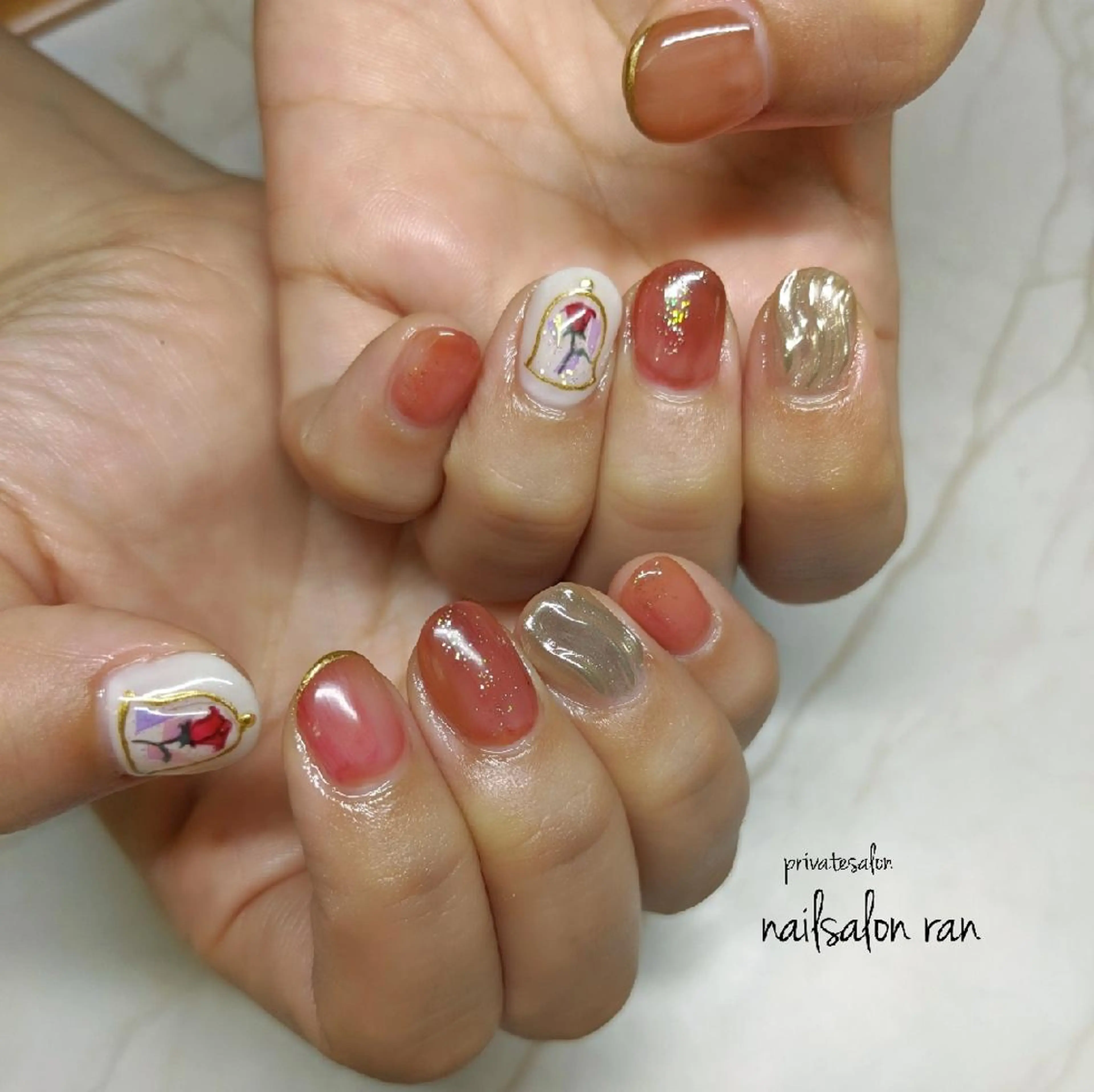 ネイル 持ち込み nailsalon ranのネイルデザイン