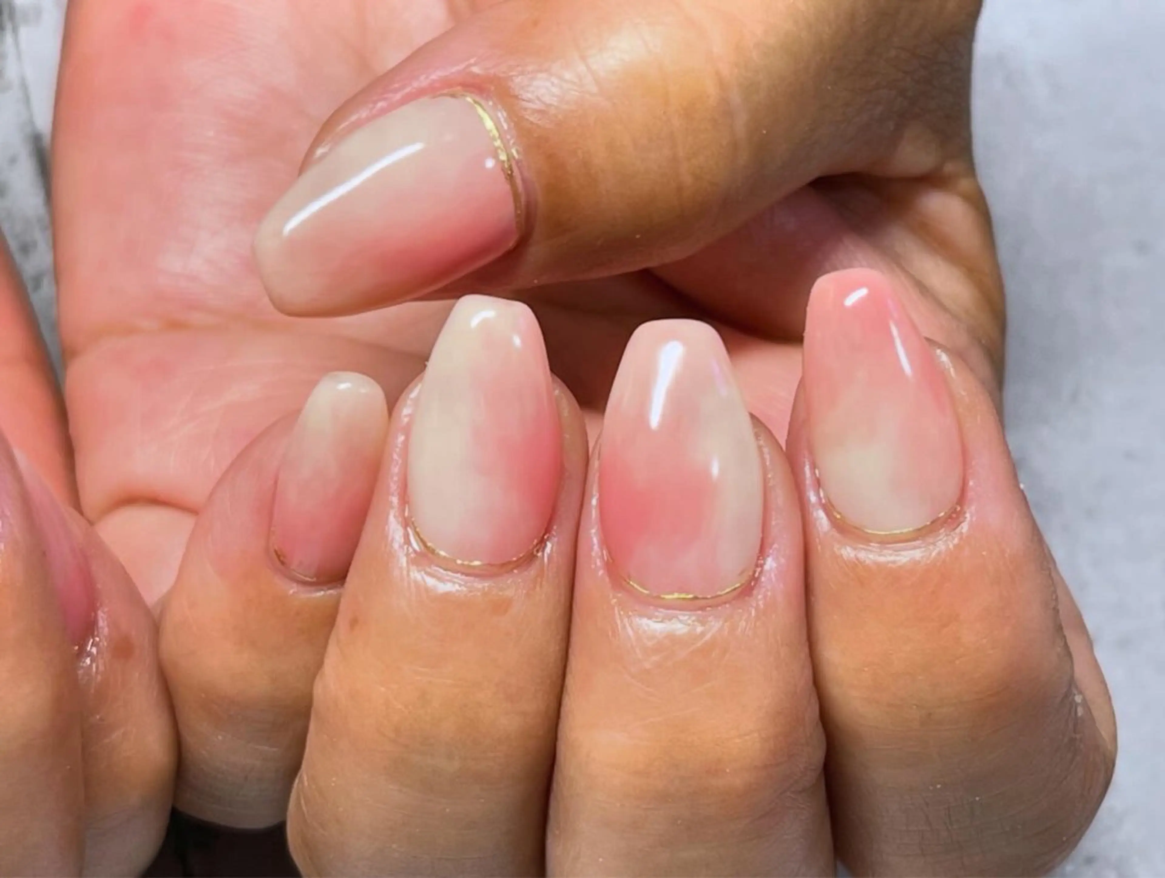 ネイル ミラーネイル ハンドネイル まり りぃ〜んのネイルデザイン