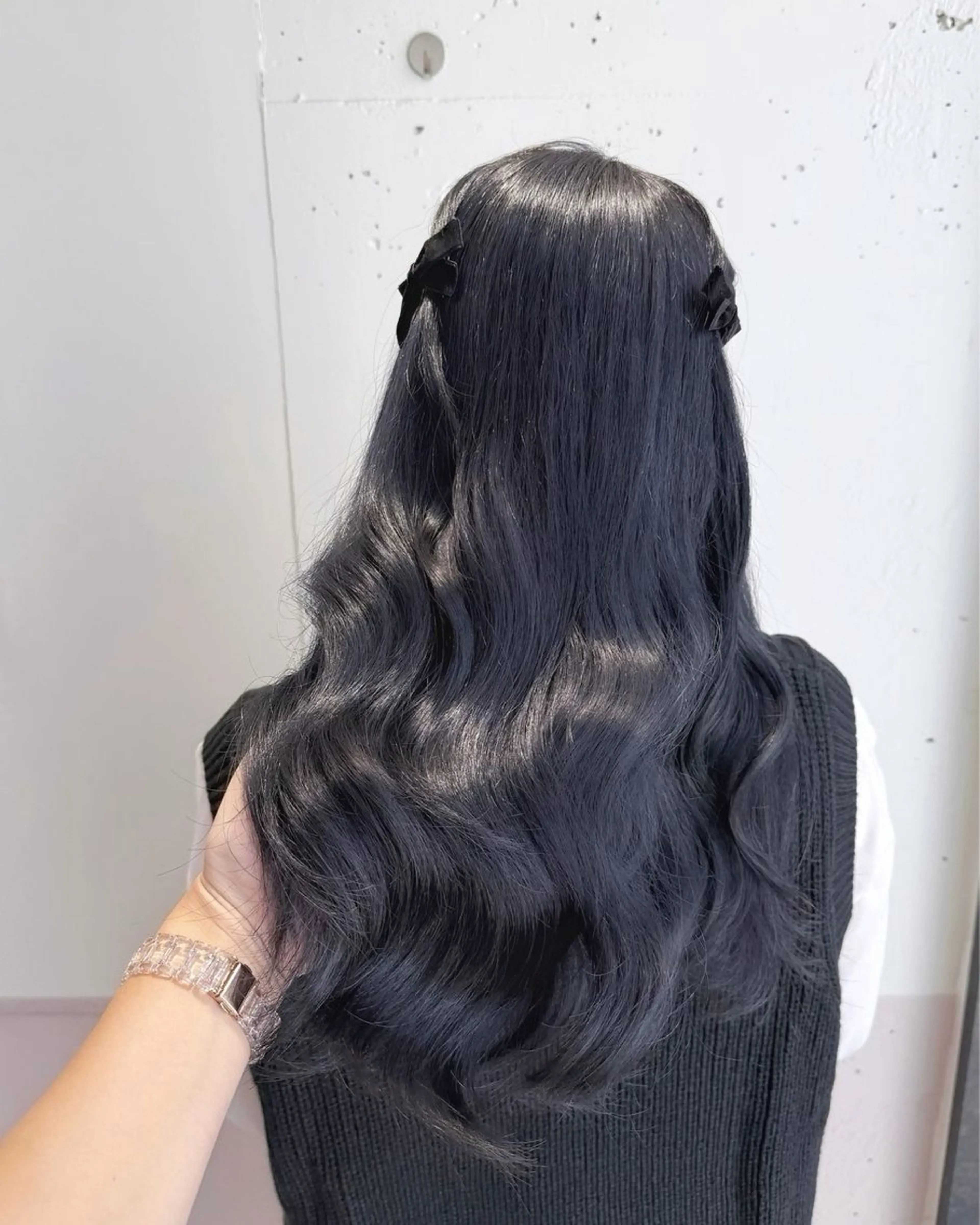 カラー ヘアカラー 米元 ひなののヘアスタイル