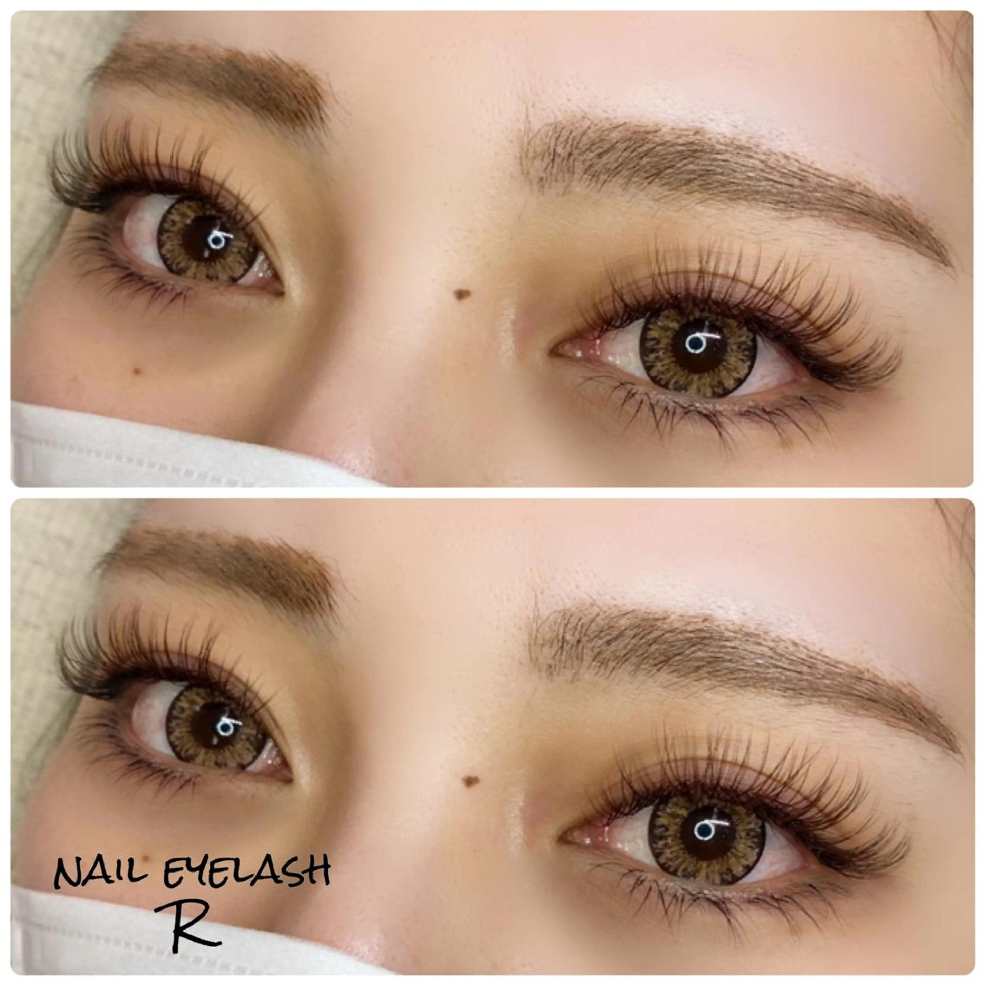 マツエク・マツパ カラーマツエク eyelash R𓇼eri🐈️の眉毛・アイブロウイメージ