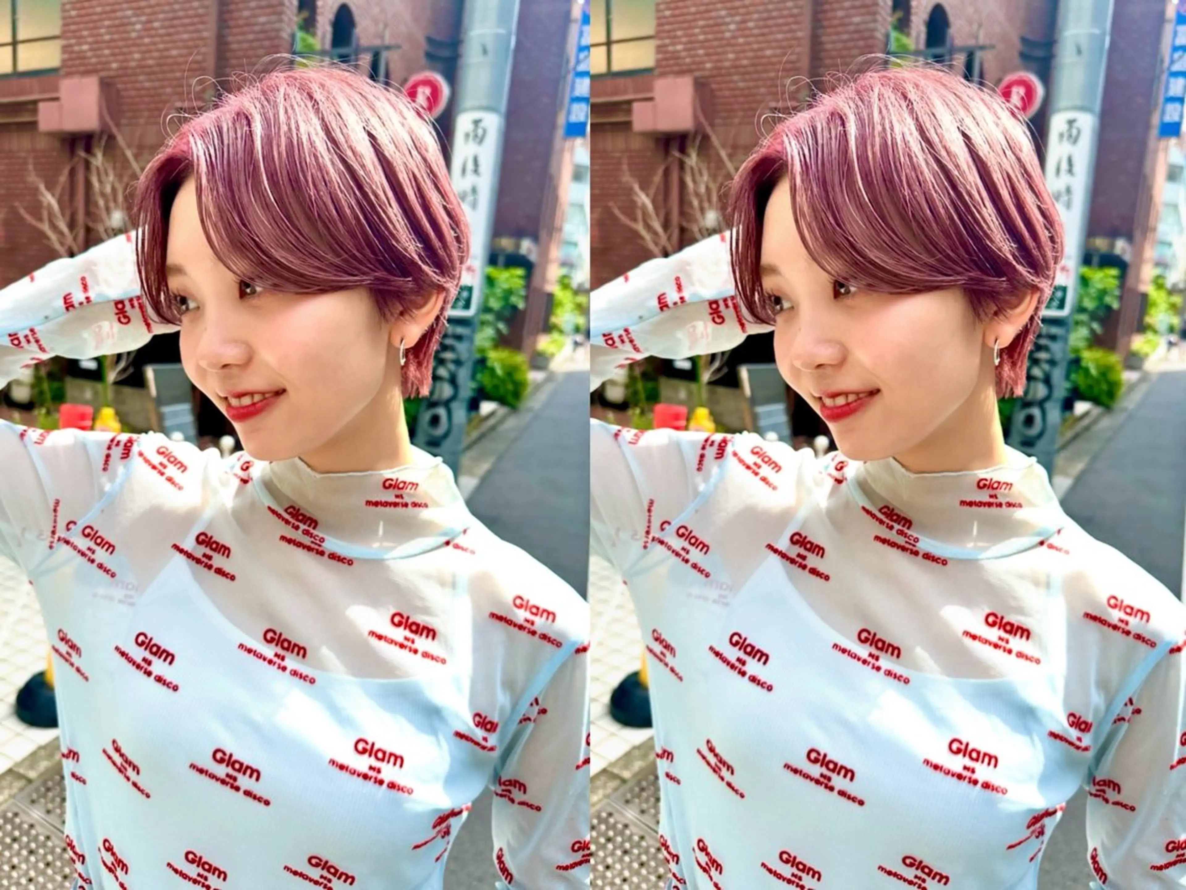 ショート カット ヘアカラー トリートメント 骨格診断で絶対可愛い ✨丸みショート✨凌弥のヘアスタイル