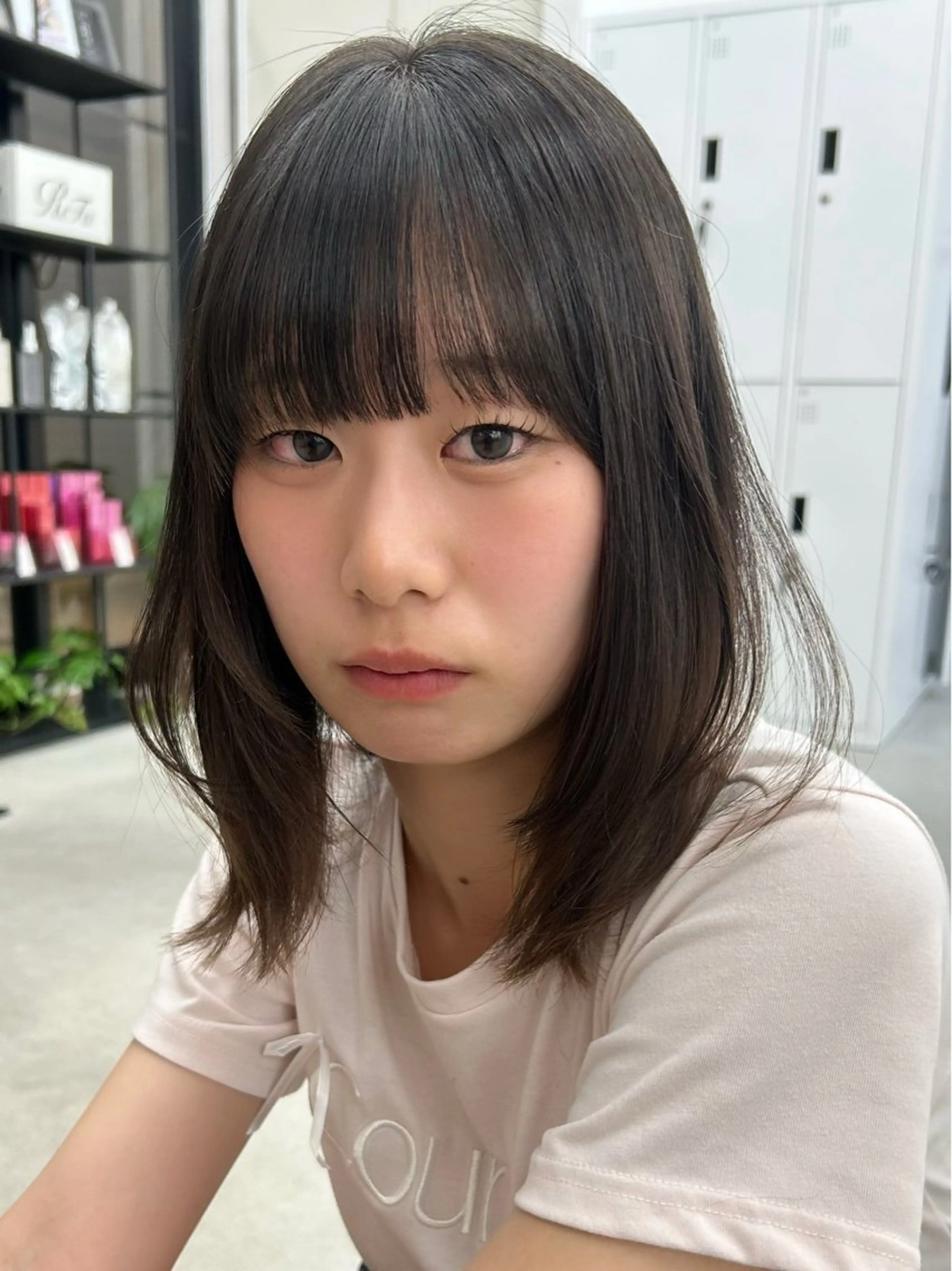 ミディアム くろかわ まいのヘアスタイル