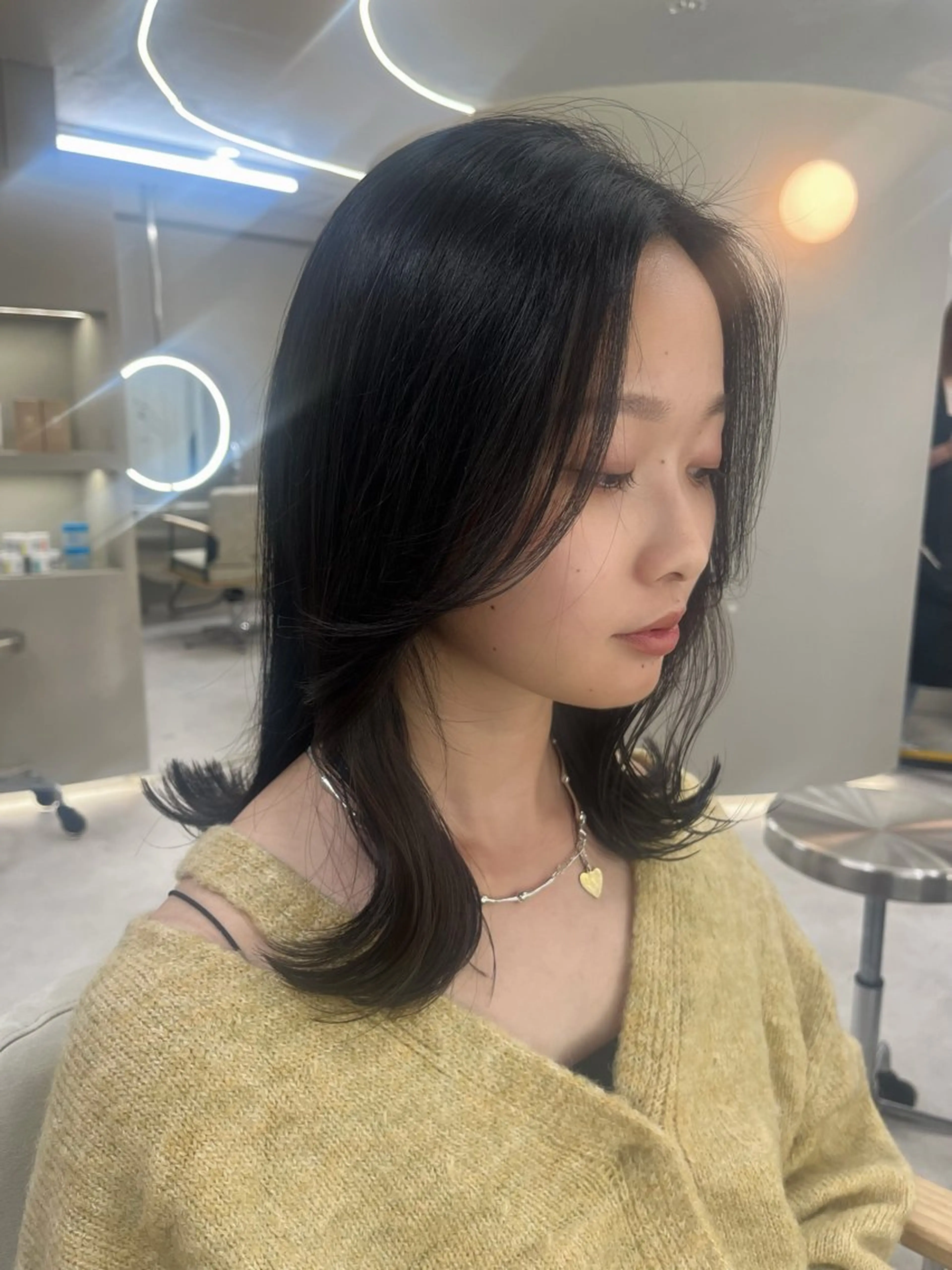 ミディアム くびれボブ🎀 くびれミディアム🎀のヘアスタイル