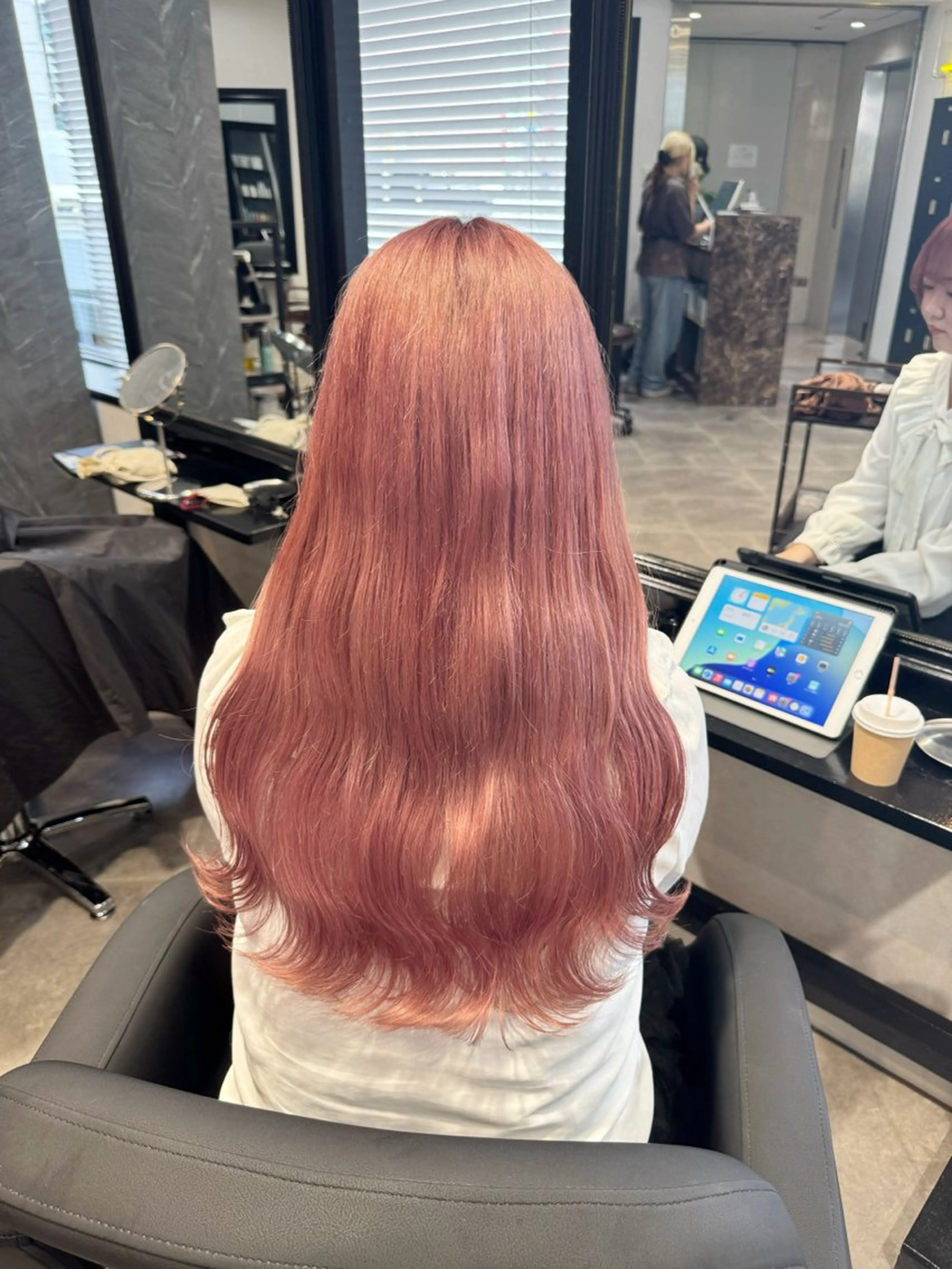 ミディアム カラー ヘアカラー ai 梅田/暖色カラーのヘアスタイル