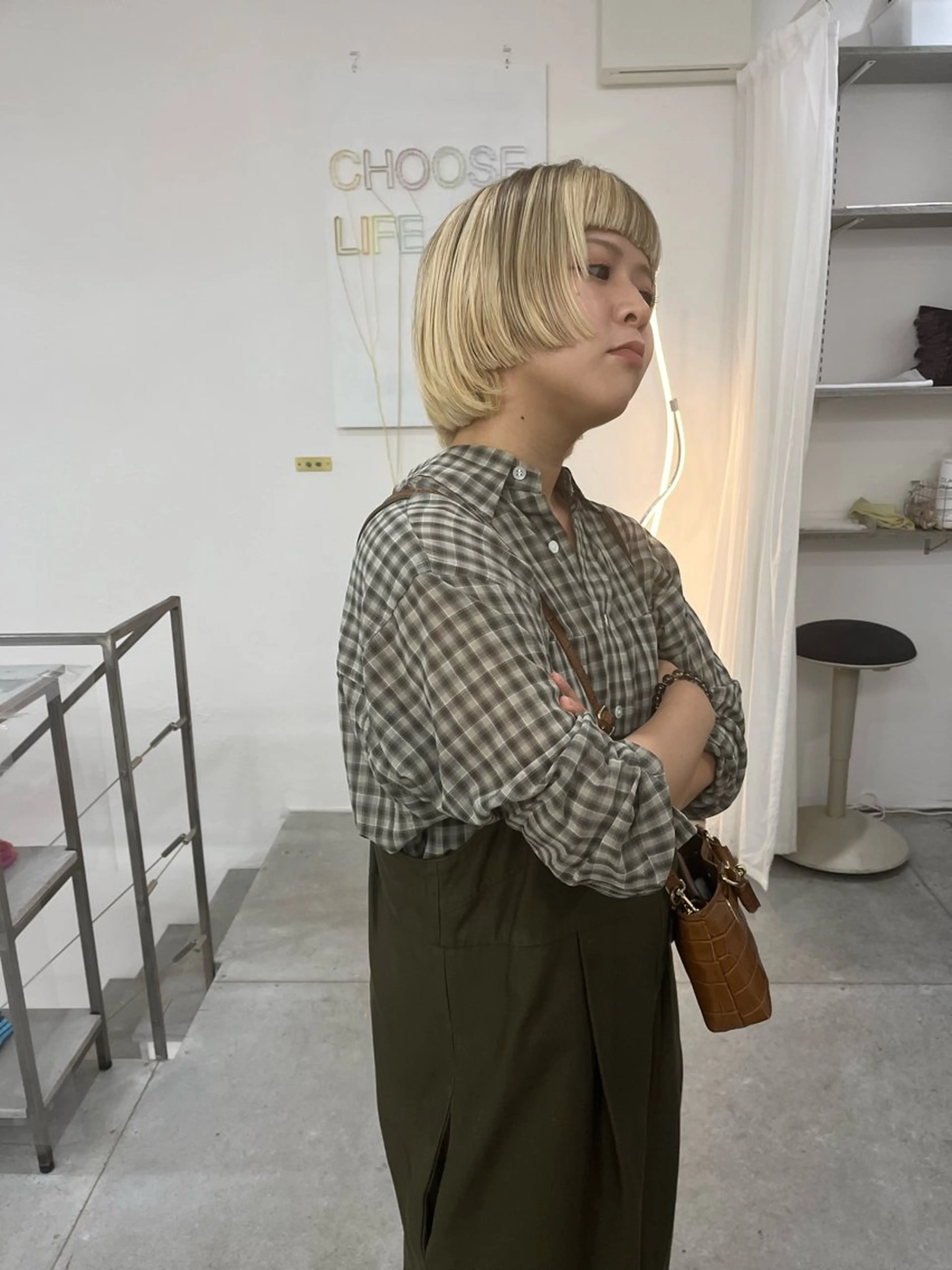 ショート カラー 浪 一平のヘアスタイル