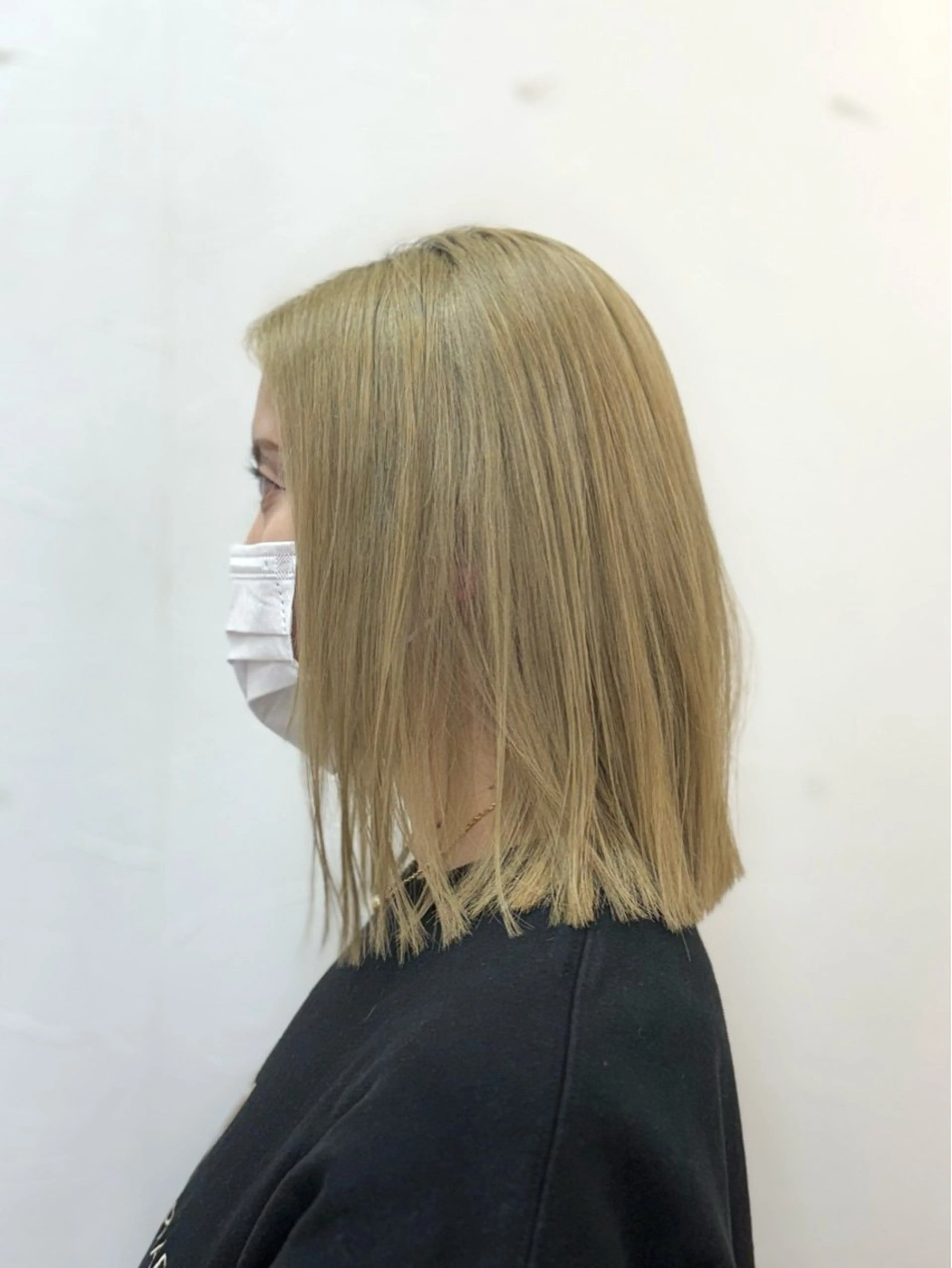 ミディアム ボブ 冨田 豊のヘアスタイル
