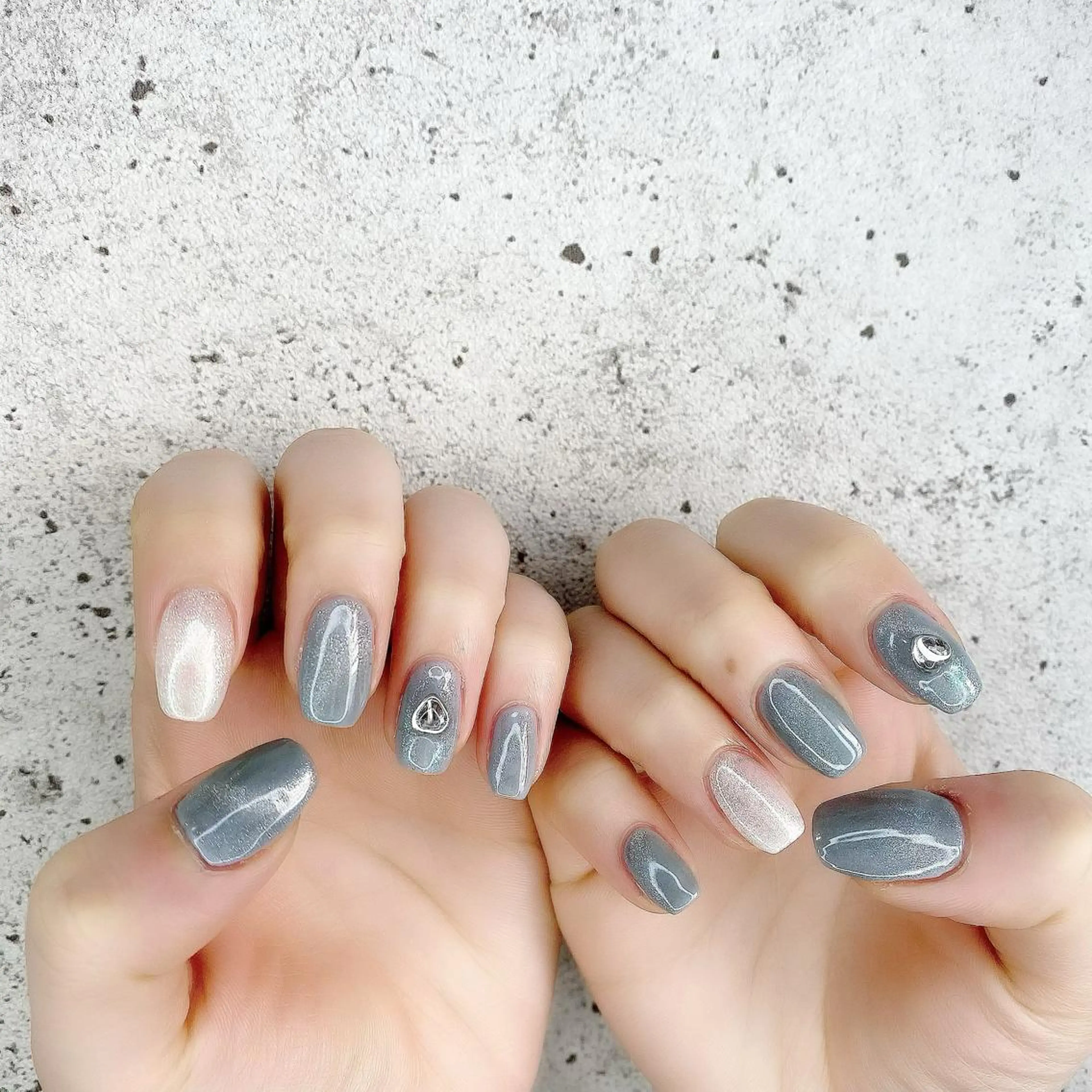 セミロング カラー パーマ ヘアアレンジ メンズ キッズ ネイル マツエク・マツパ ハンドネイル Salon Ｋのネイルデザイン