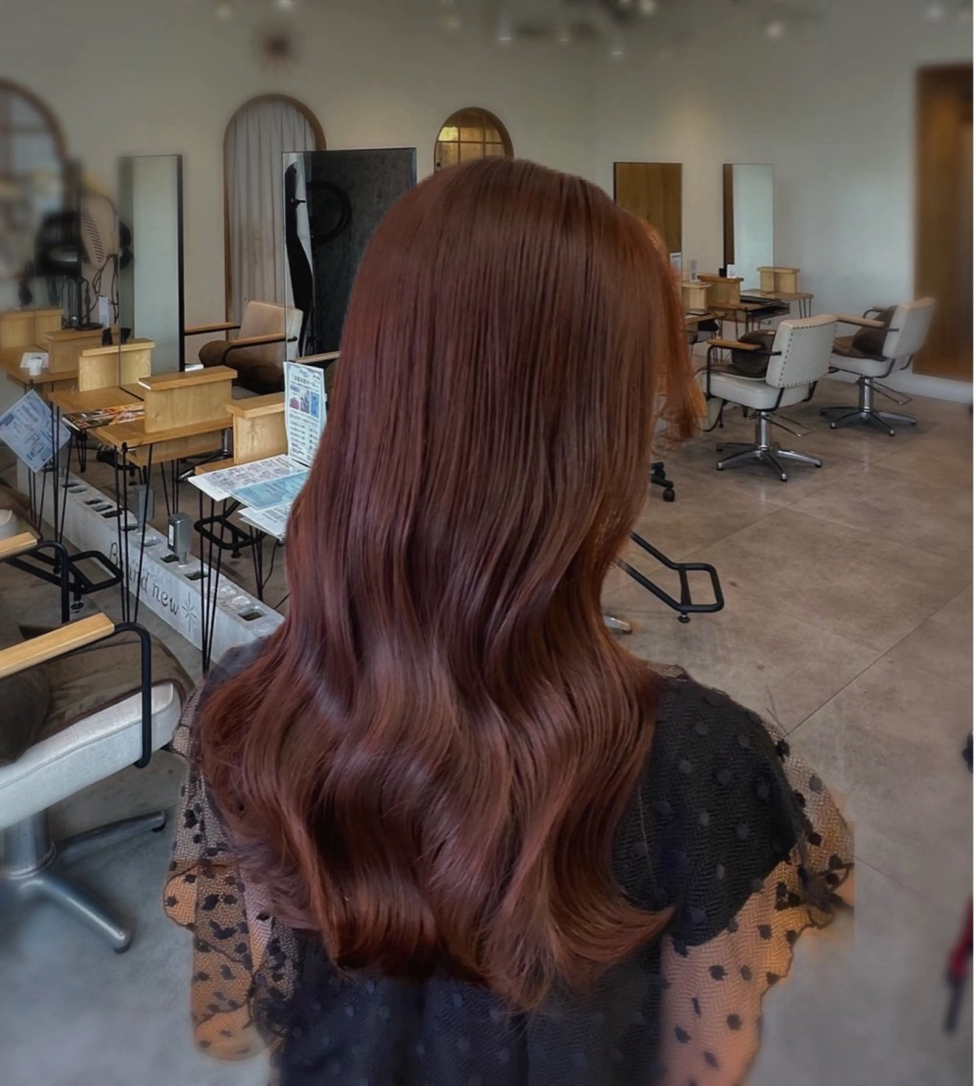 ロング カラー 宮城 心音のヘアスタイル