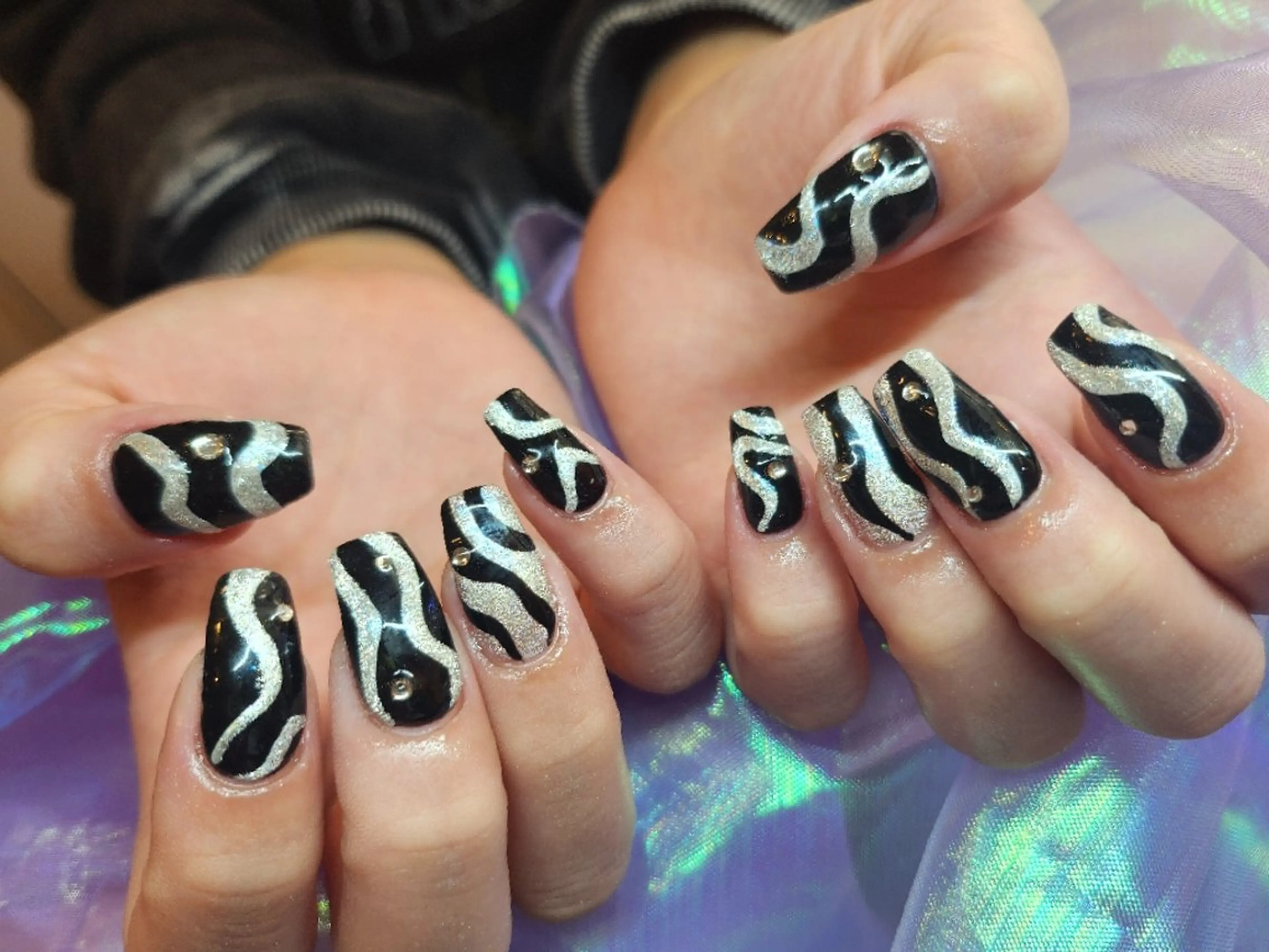 ネイル ハンドネイル 💜bora .のネイルデザイン