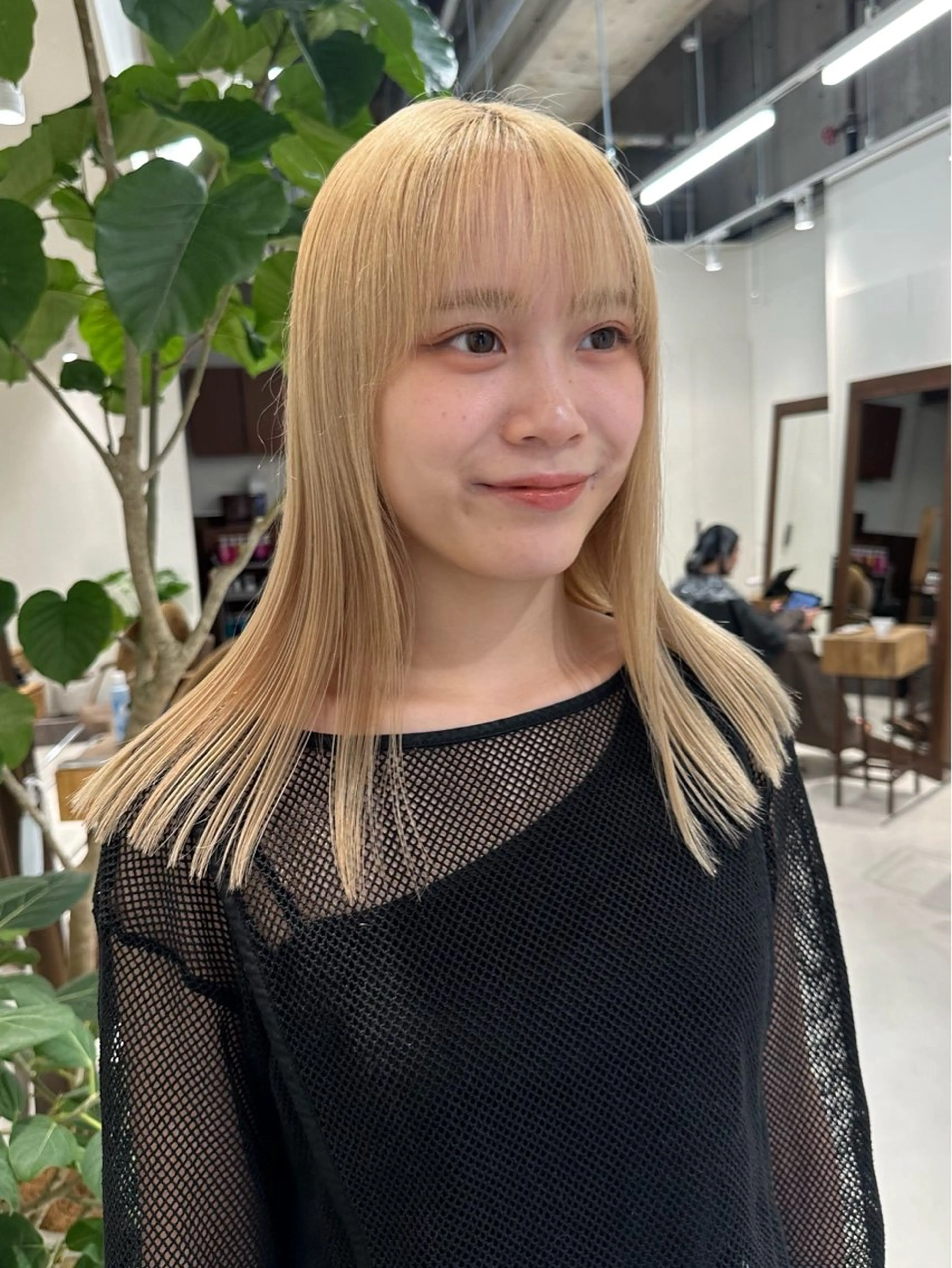 セミロング カラー ヘアカラー トリートメント Liru:smart salon/茅ヶ崎のヘアスタイル