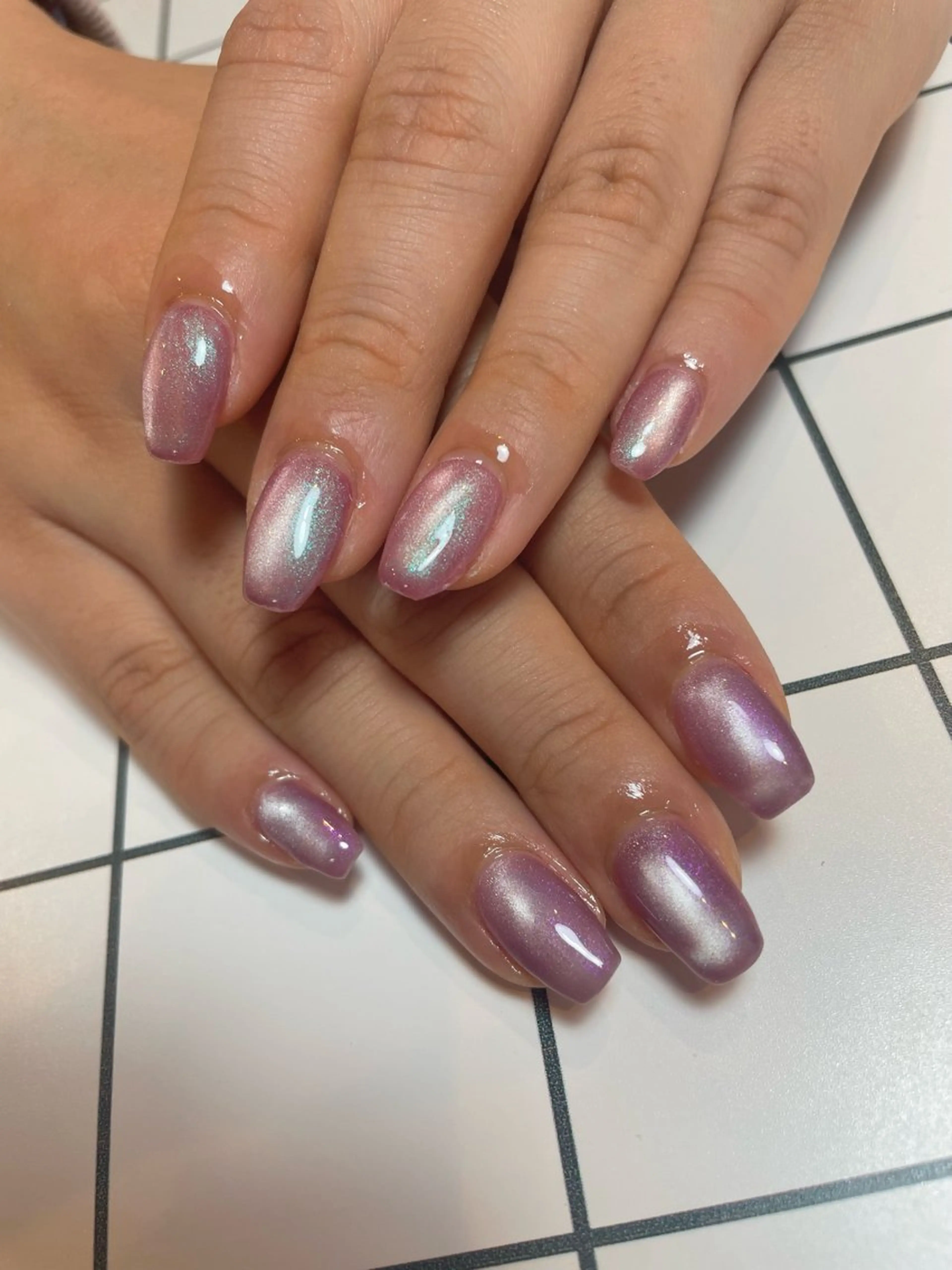 ネイル マグネットネイル 春ネイル ハンドネイル nail salon POPPYのネイルデザイン