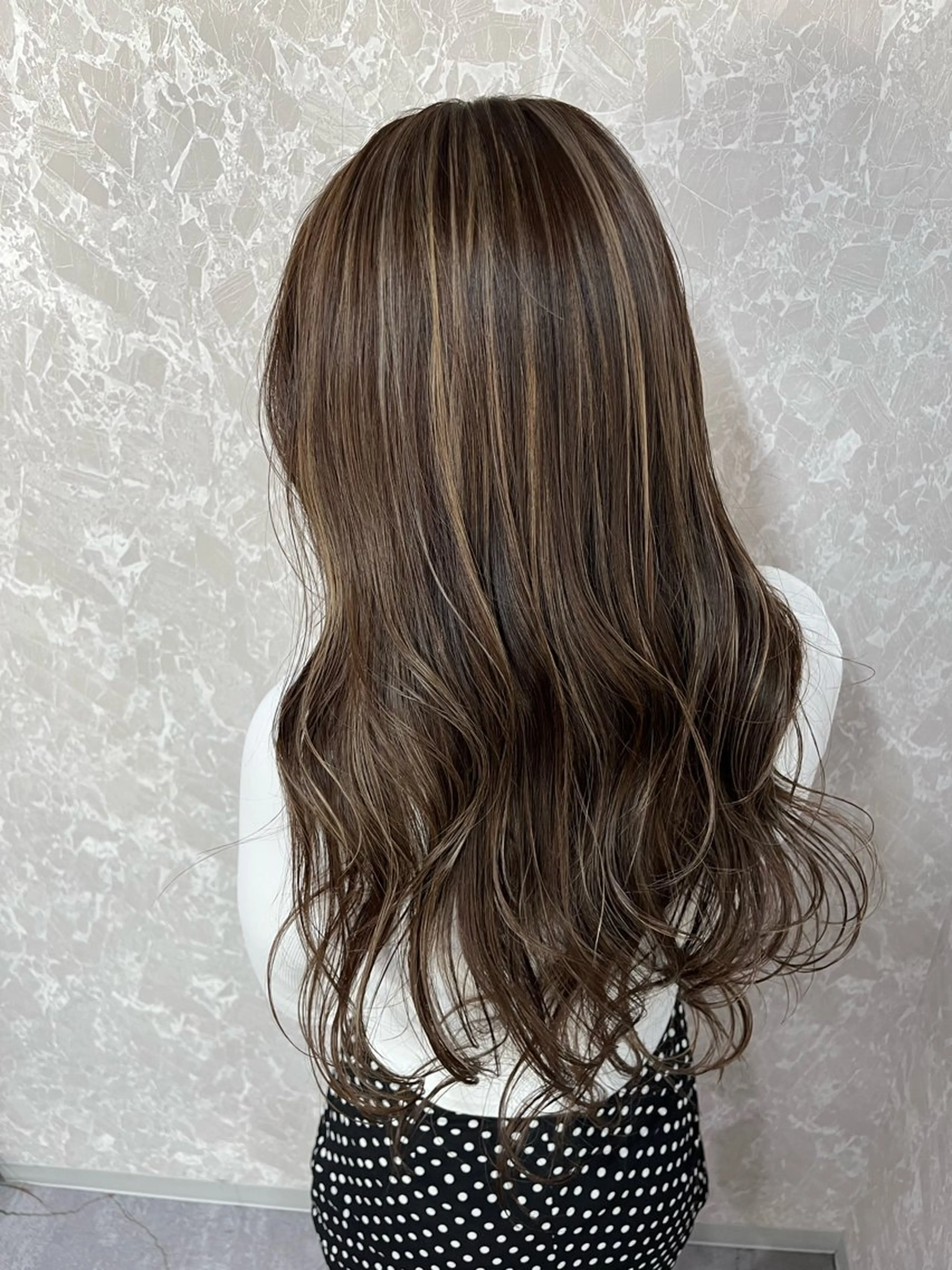 ロング カラー 池田 真衣のヘアスタイル