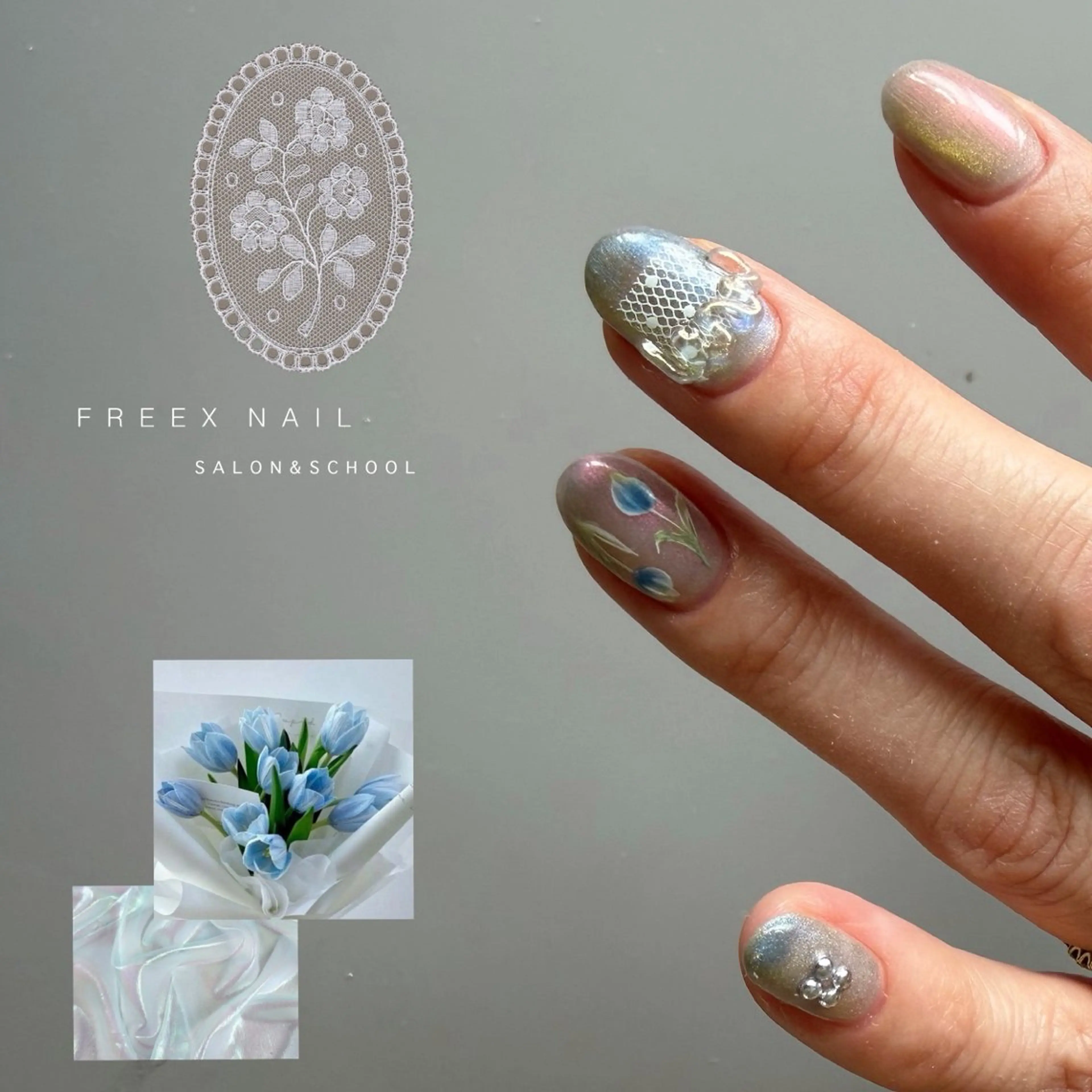 ネイル ハンドネイル ハンドケア freex nail /ニュアンス/個性派のネイルデザイン