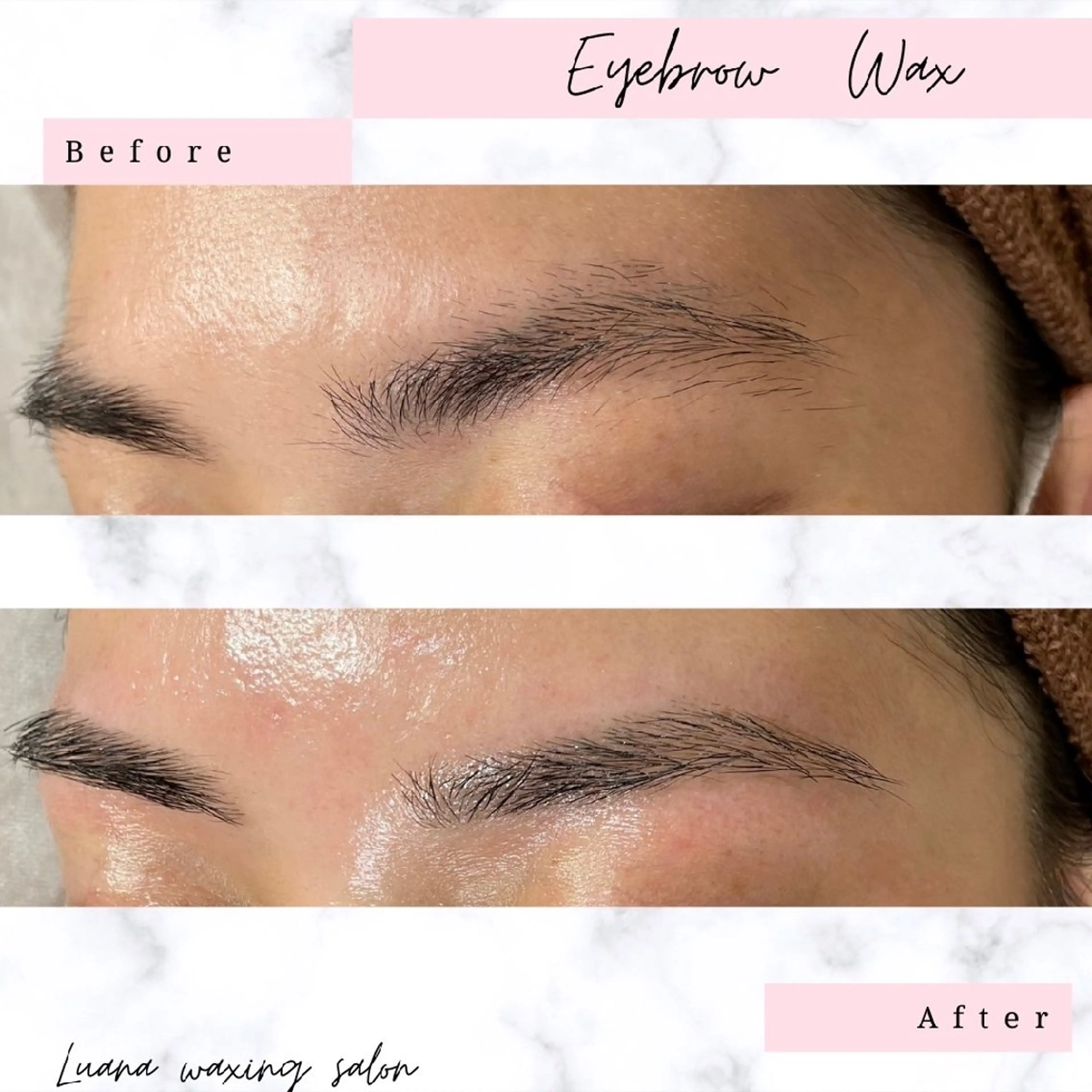 アイブロウ 眉毛ワックス脱毛 Luana wax 🐚根本のエステ・リラクイメージ