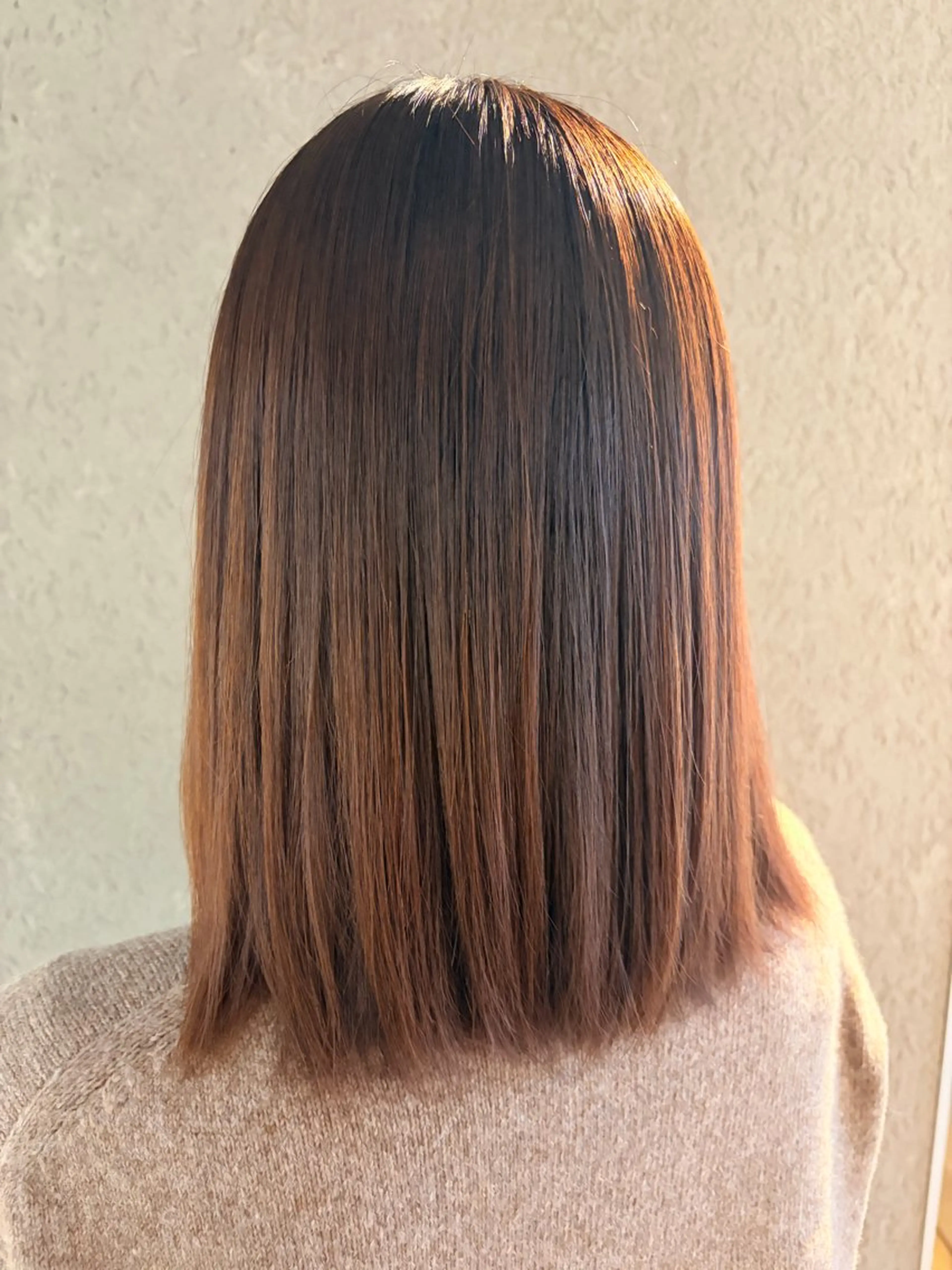 ミディアム ヘアカラー ヘッドスパ ヘアセット Heart box 仲嶺　瑠輝のヘアスタイル