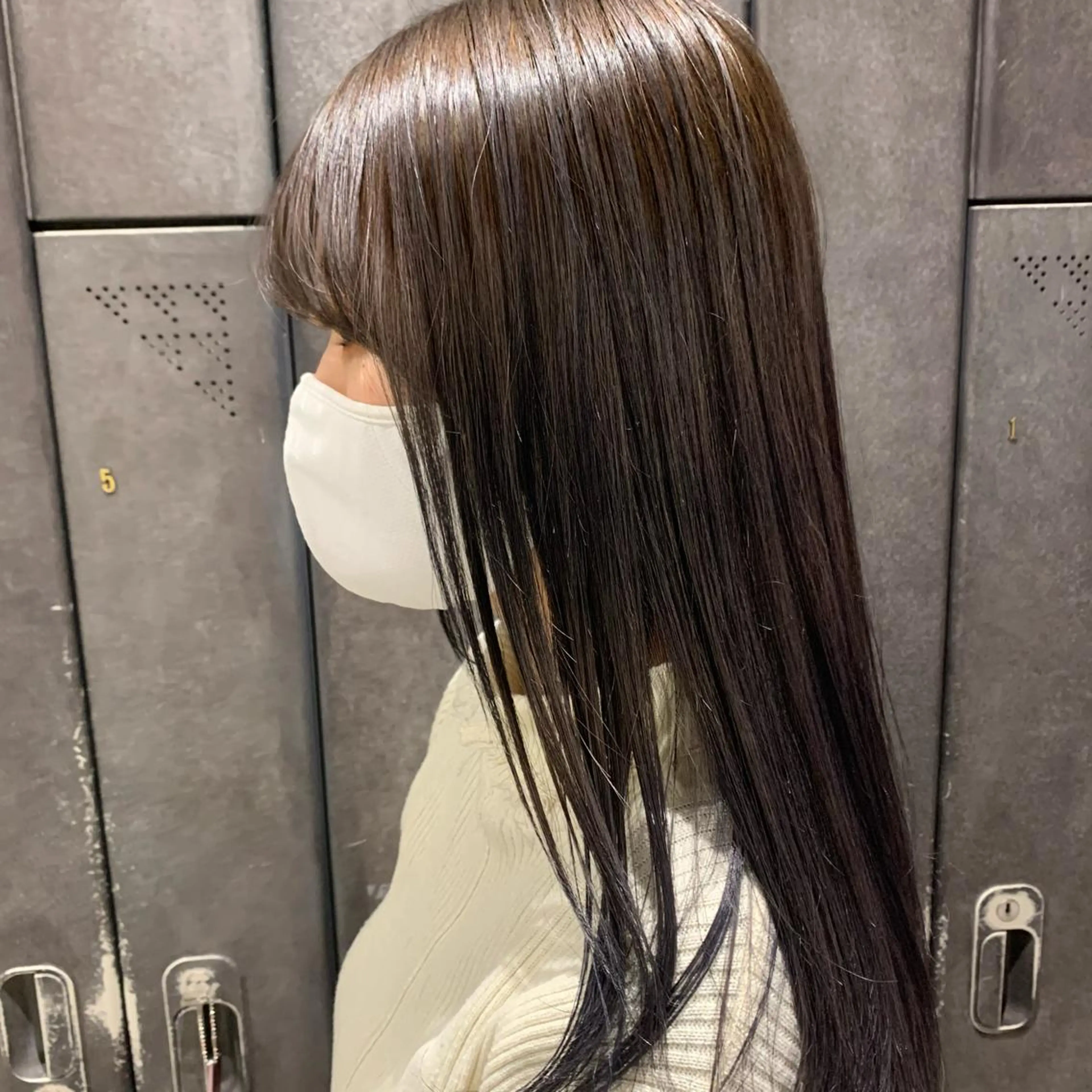 ロング カラー アッシュ アッシュグレー yukie🌷 /暖色🍒梅田サロンのヘアスタイル