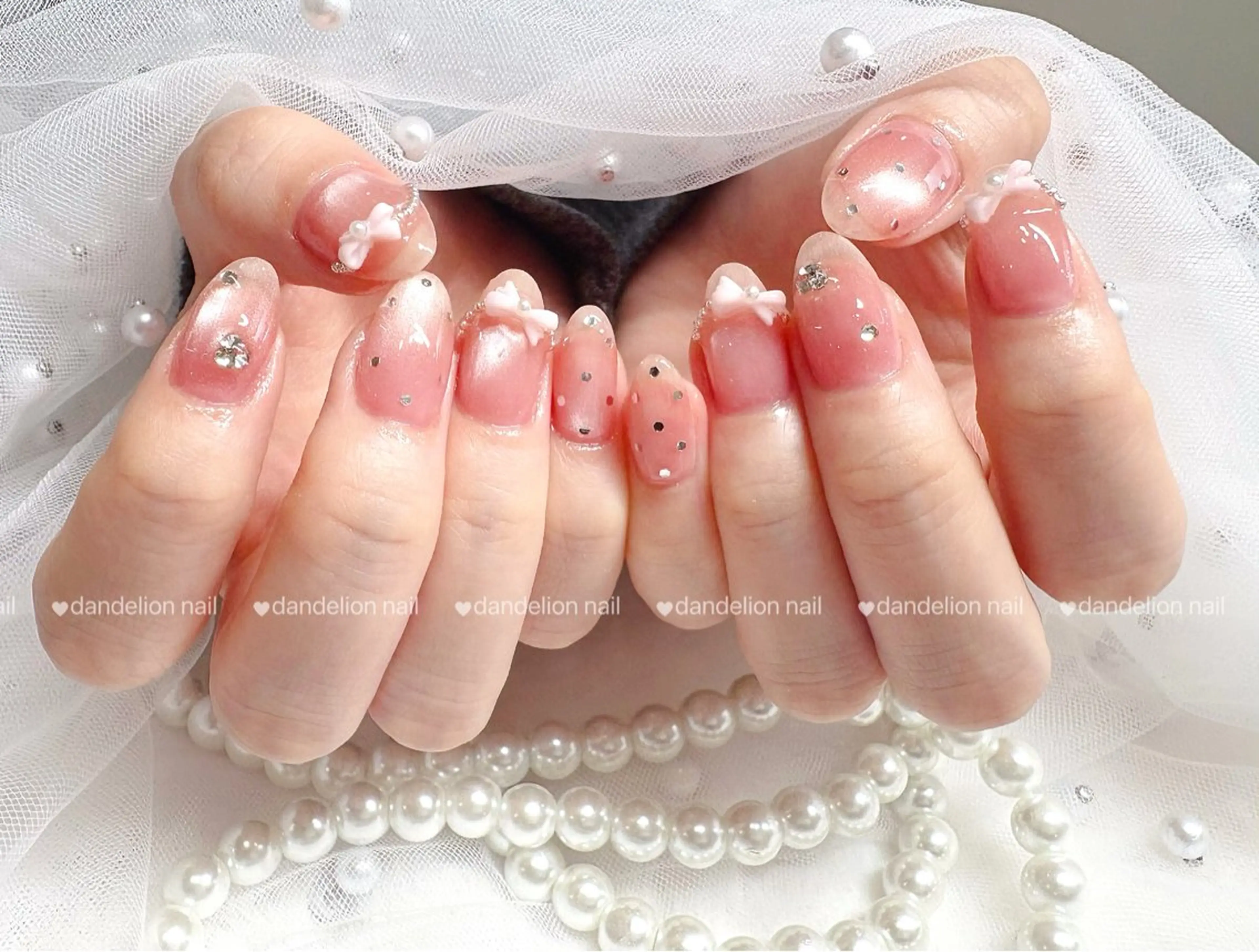 ネイル マグネットネイル 持ち込み ワンホンネイル ハンドネイル dandelion nail北千住のネイルデザイン