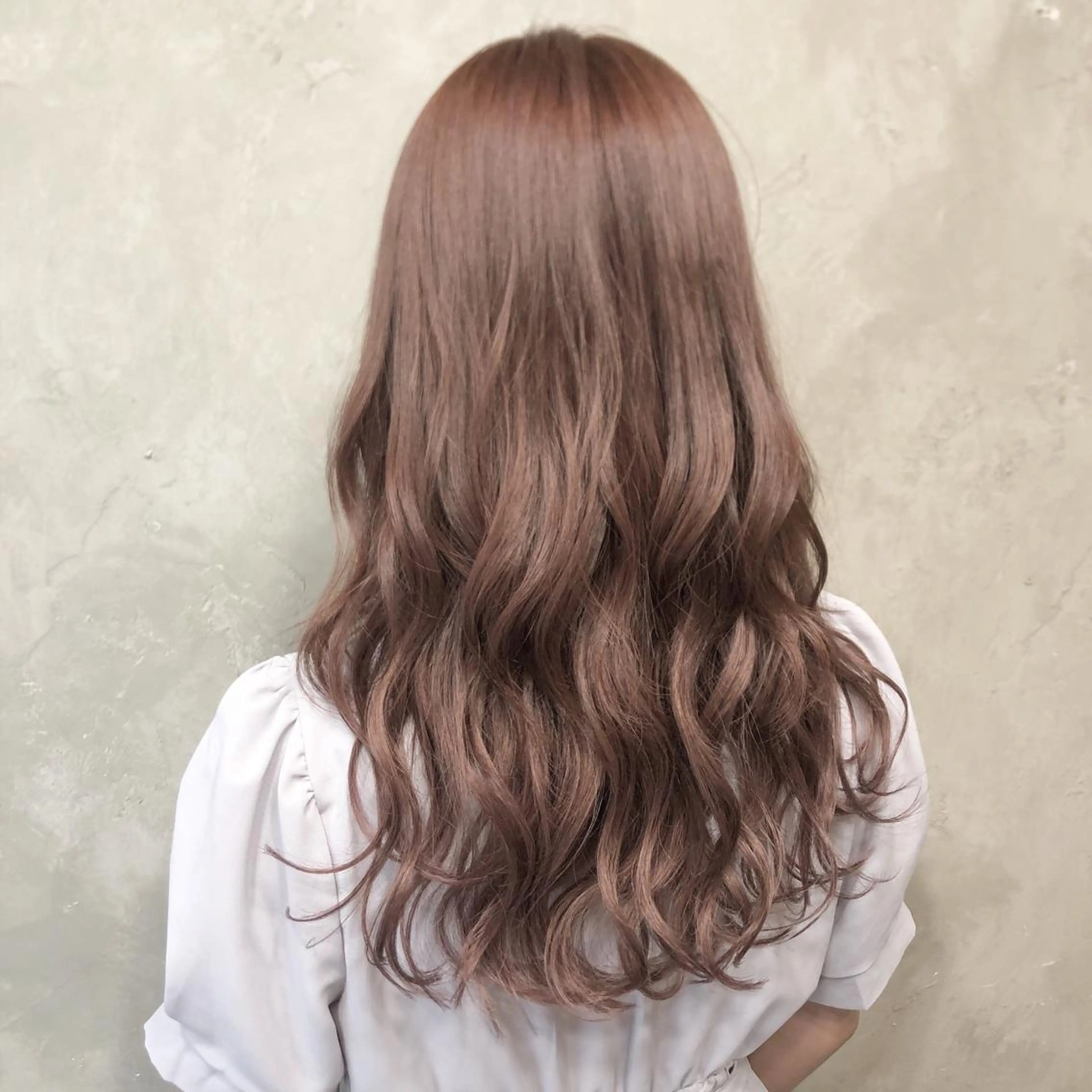 ロング カラー パーマ ヘアアレンジ メンズ 艶ピンク*ヘアセット 🌙shioriのヘアスタイル