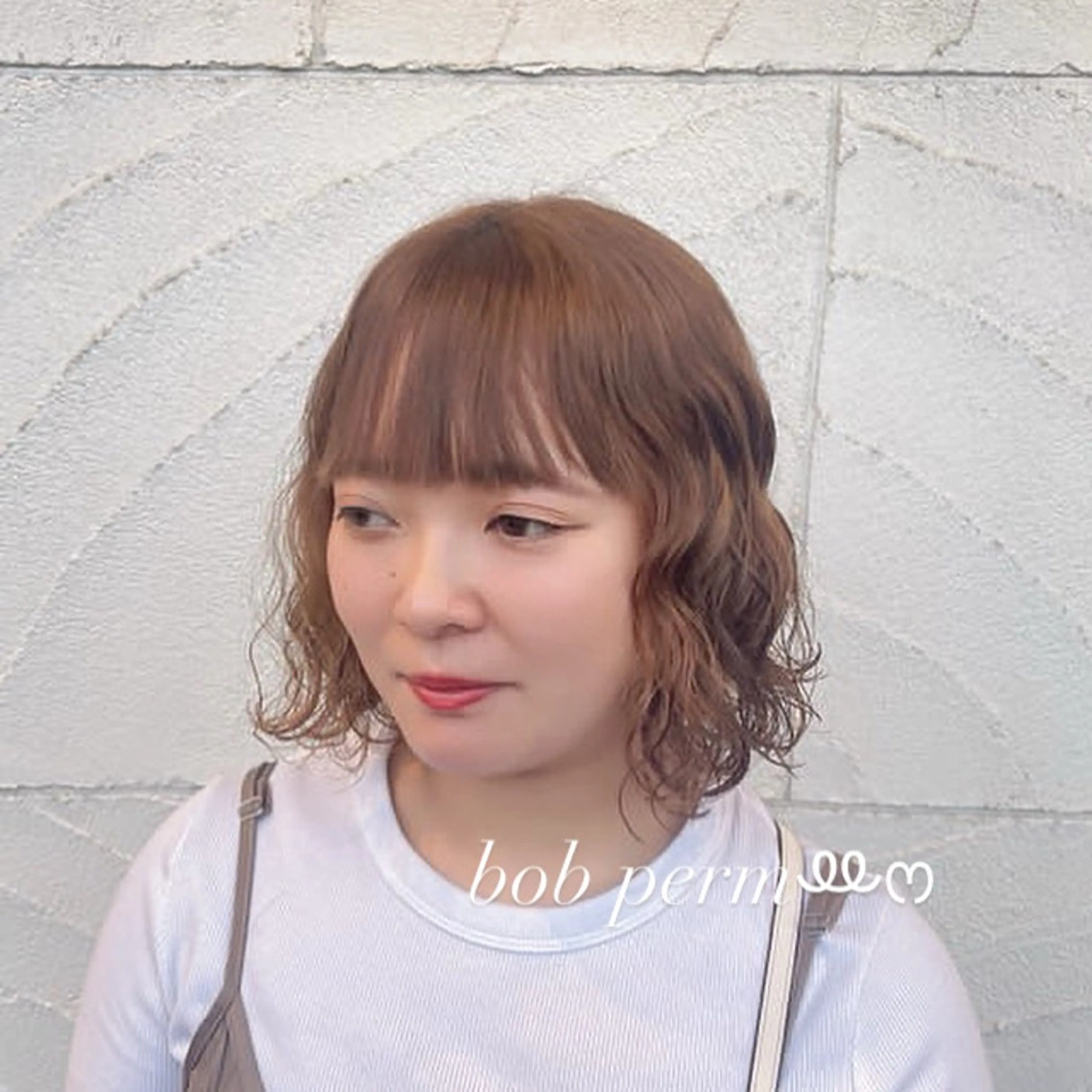 ミディアム ボブ/艶髪 soleilrukaのヘアスタイル