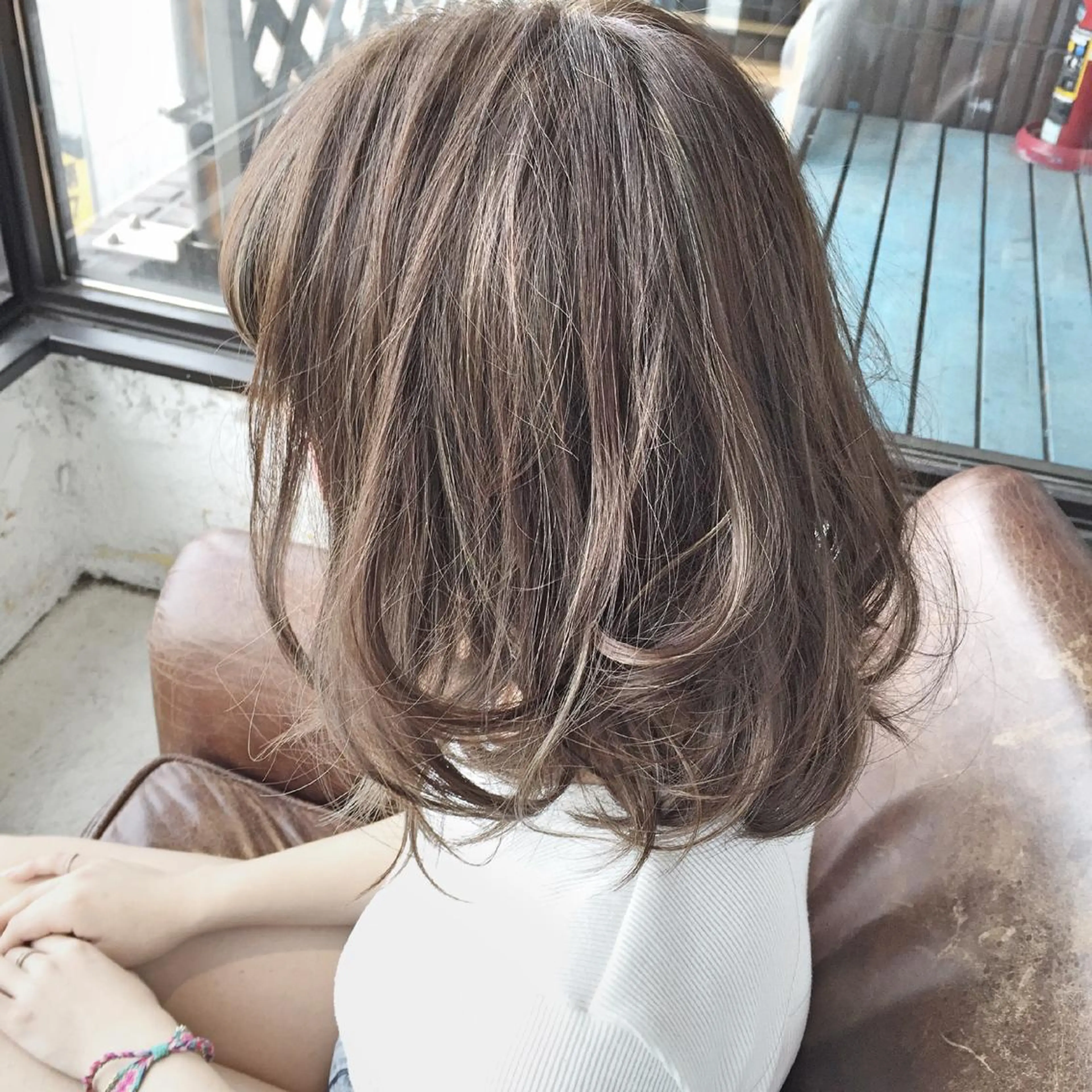 ショート ミディアム セミロング ロング カラー パーマ ヘアアレンジ メンズ キッズ メンズハイライト アッシュ ハイライトカラー 外国人風カラー ハイライト kobayashi $hogoのヘアスタイル